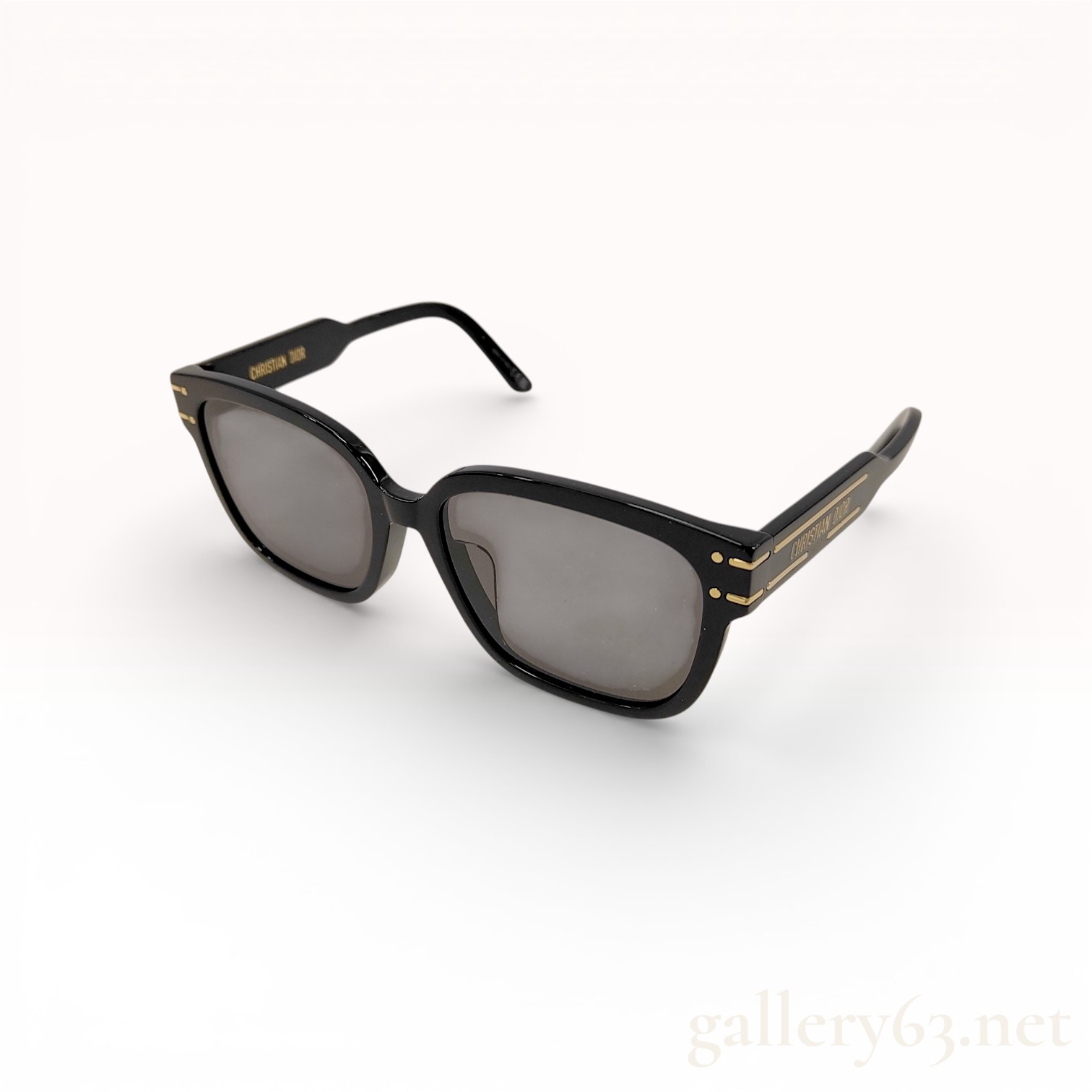 Christian Dior DiorSignature S7F Black Acetate Square Sunglasses with Box