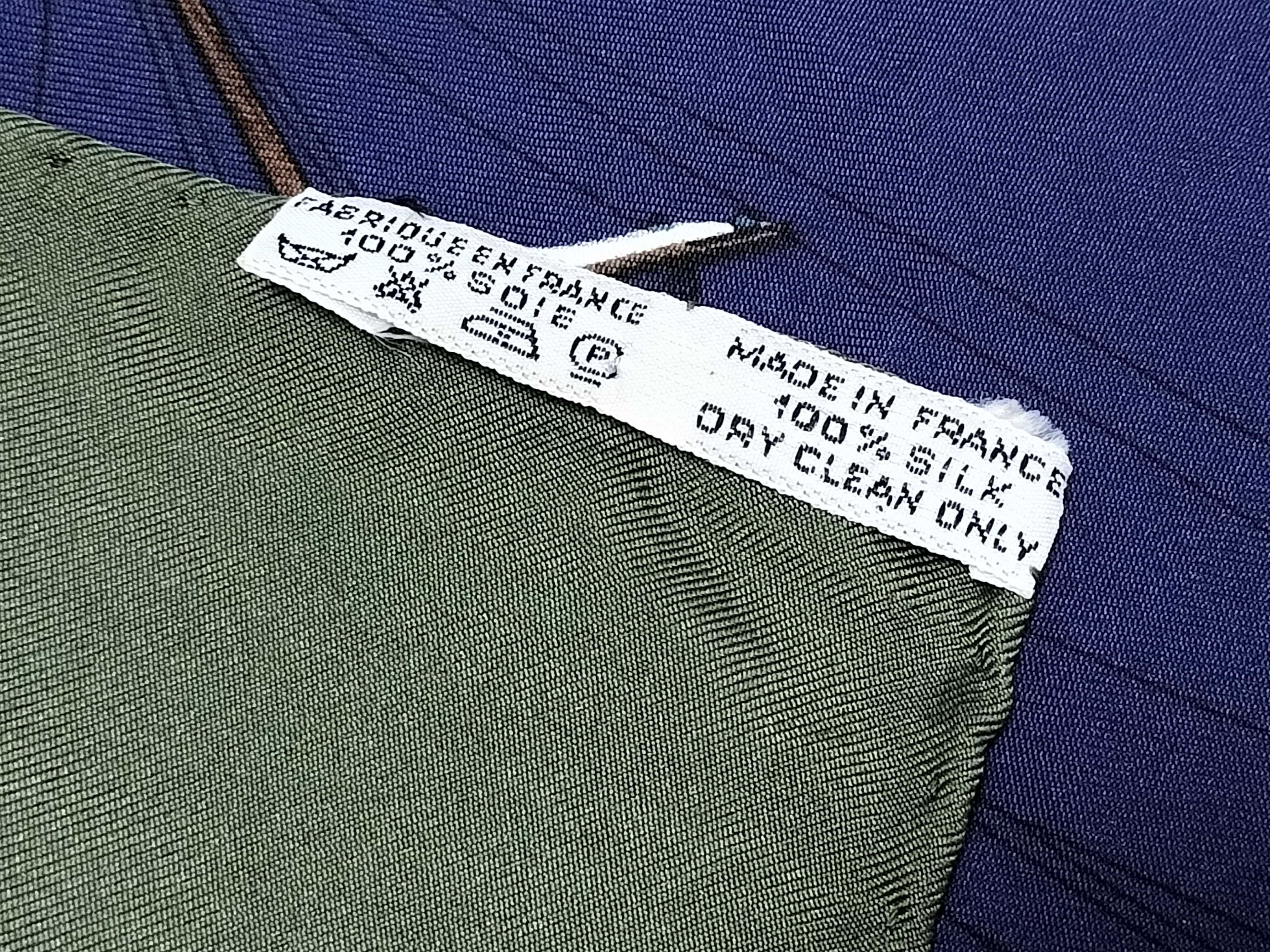 Hermes Marine et Cavalerie Silk Scarf by Philippe Ledoux