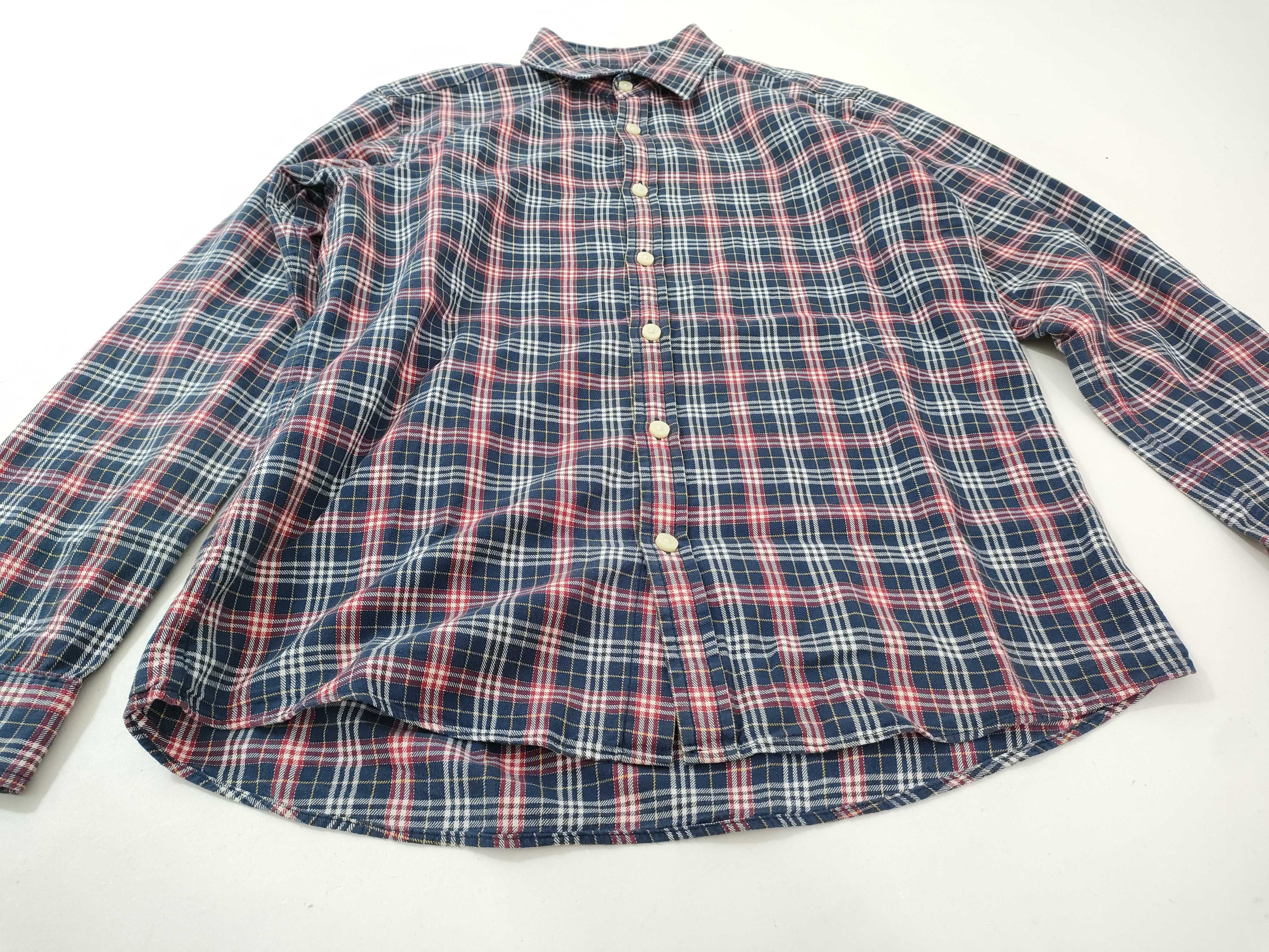 Burberry Black Label Plaid Cotton Long-Sleeve Button-Up Shirt