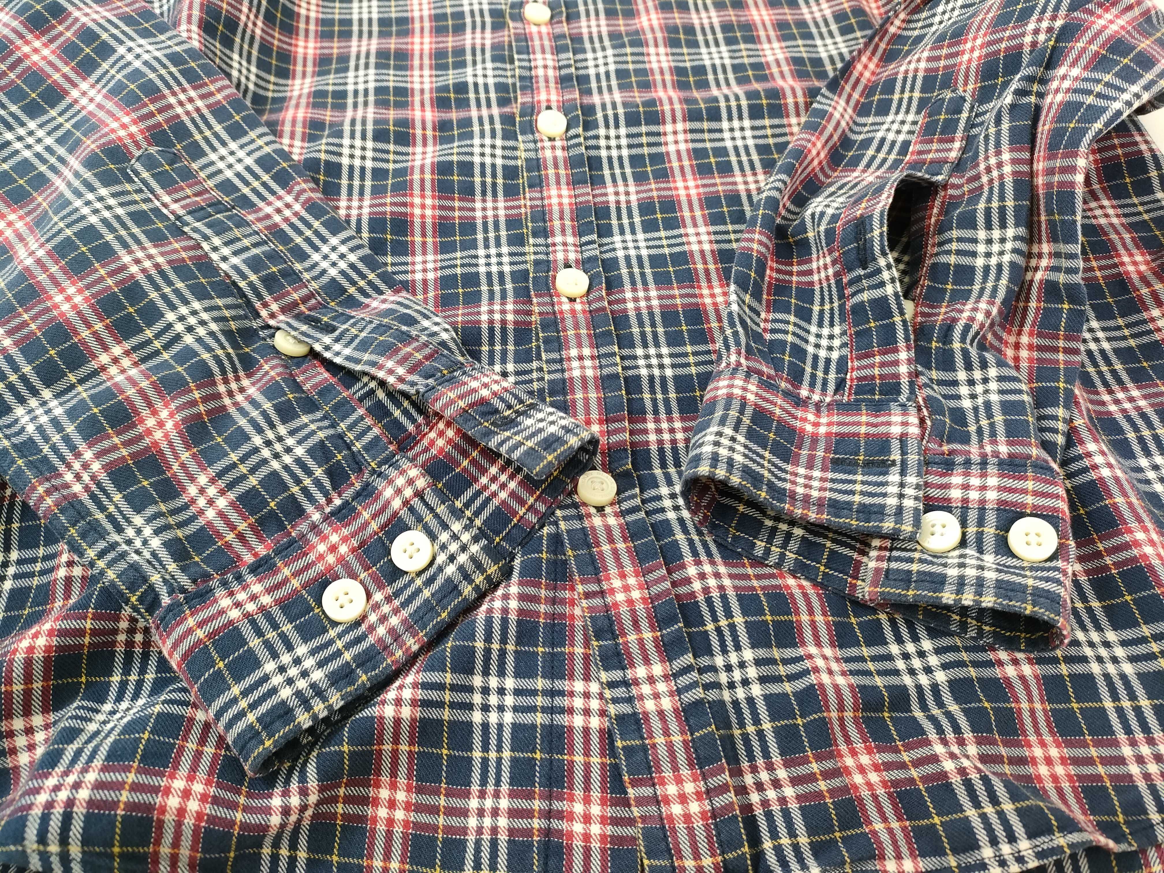 Burberry Black Label Plaid Cotton Long-Sleeve Button-Up Shirt