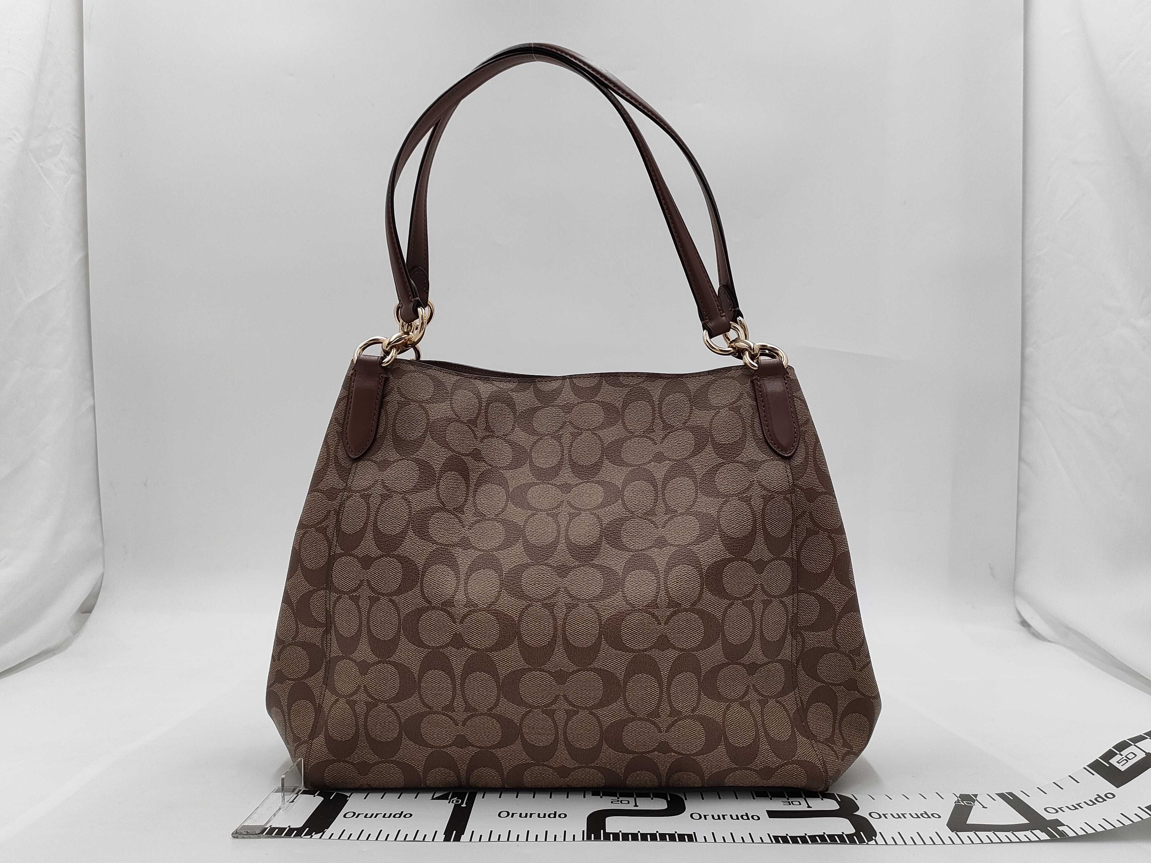 Coach Hallie Shoulder Bag in Signature Canvas