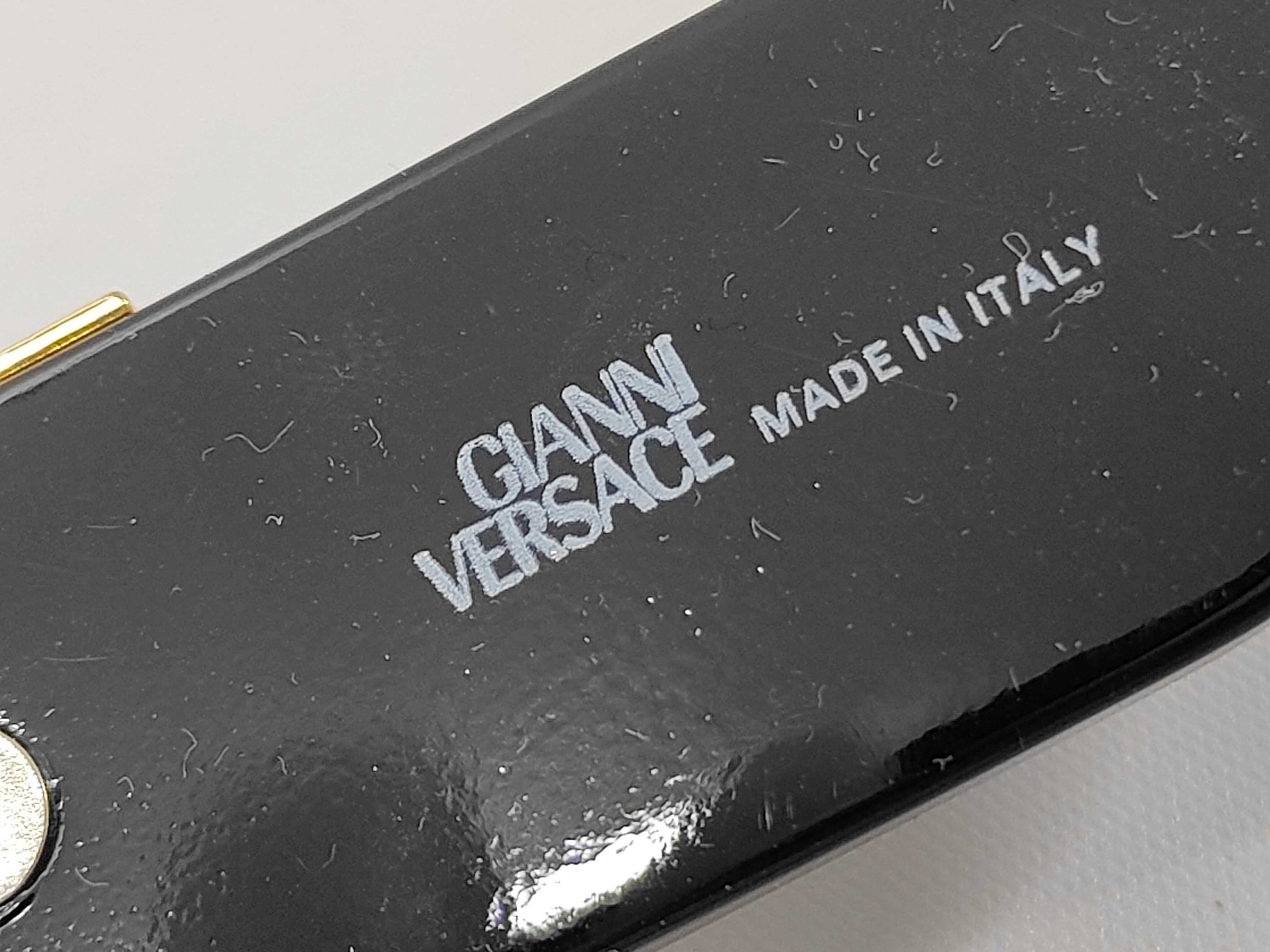 Vintage Gianni Versace Mod. 421/A Black Acetate Sunglasses