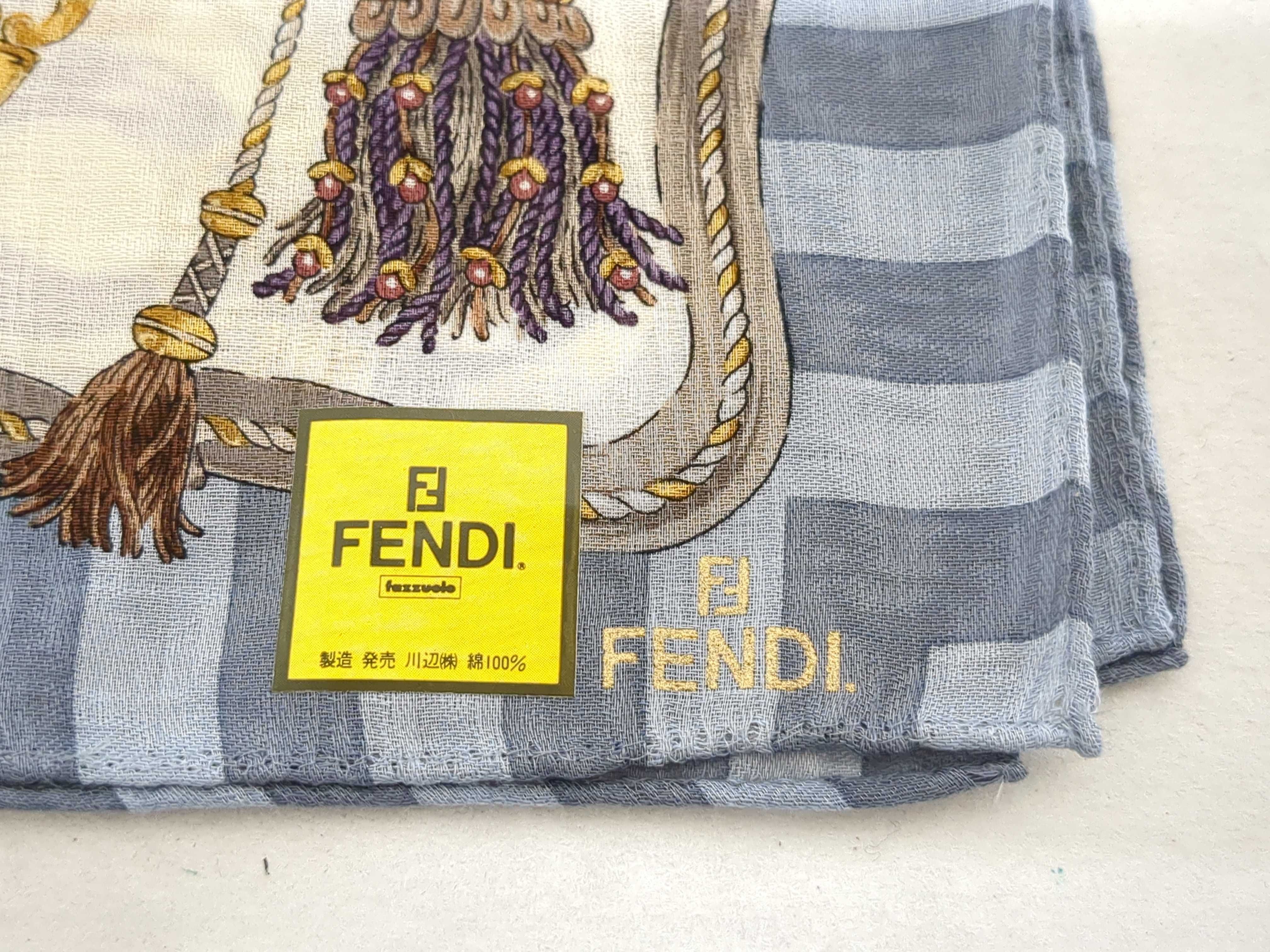 Fendi and Celine Designer Scarf Collection