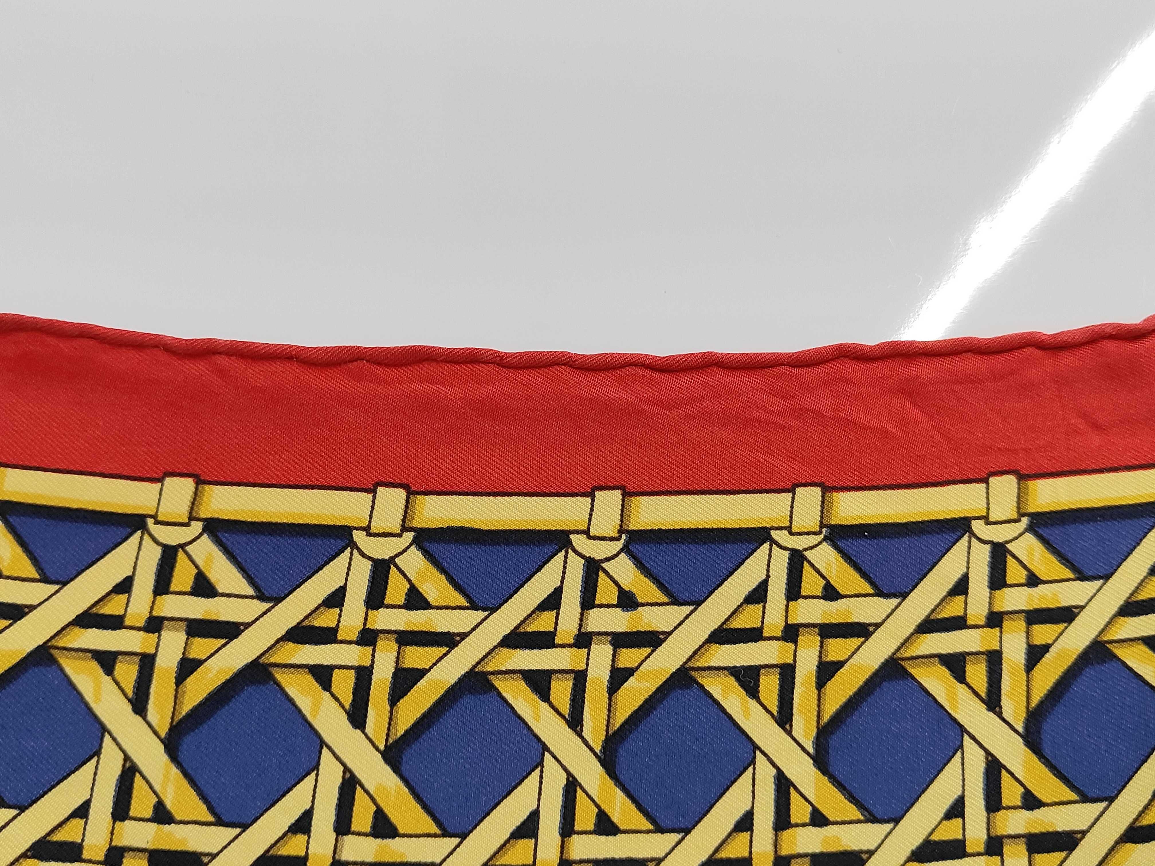 Hermes Paris Feux de Route Silk Carre 90 Scarf