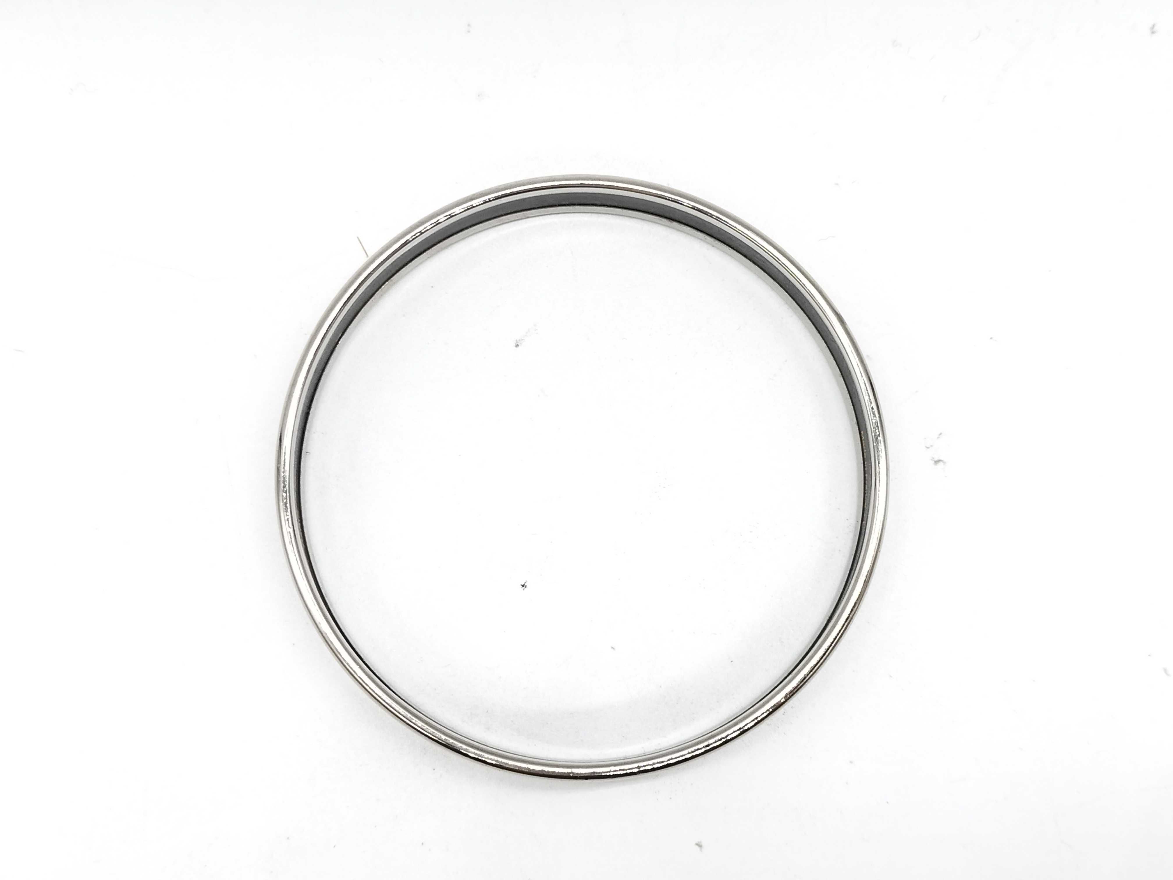 Hermes Narrow Enamel Bangle with Belt and Buckle Motif