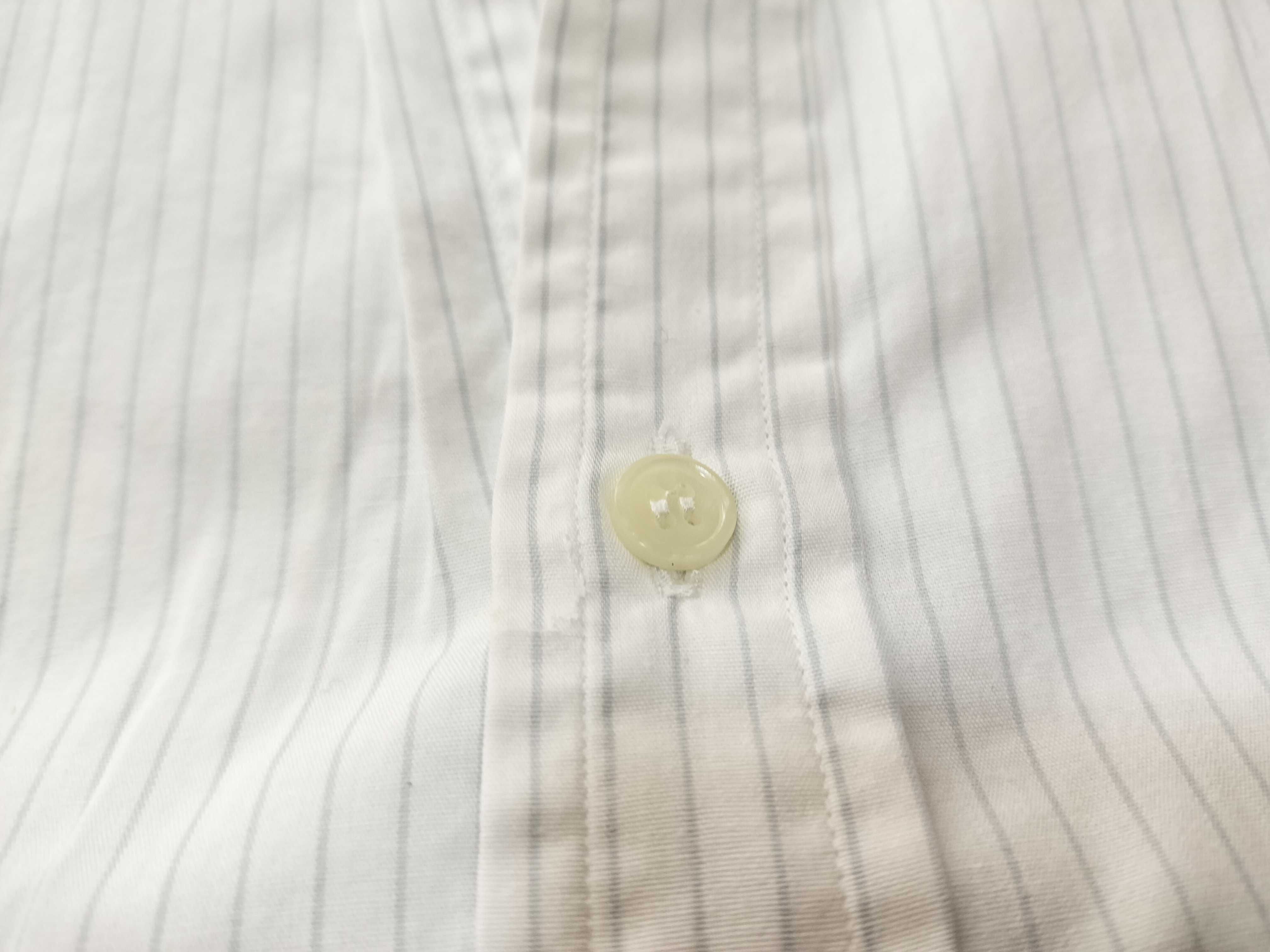 Vintage Christian Dior Monsieur Men's Short Sleeve Pinstripe Shirt Size 40