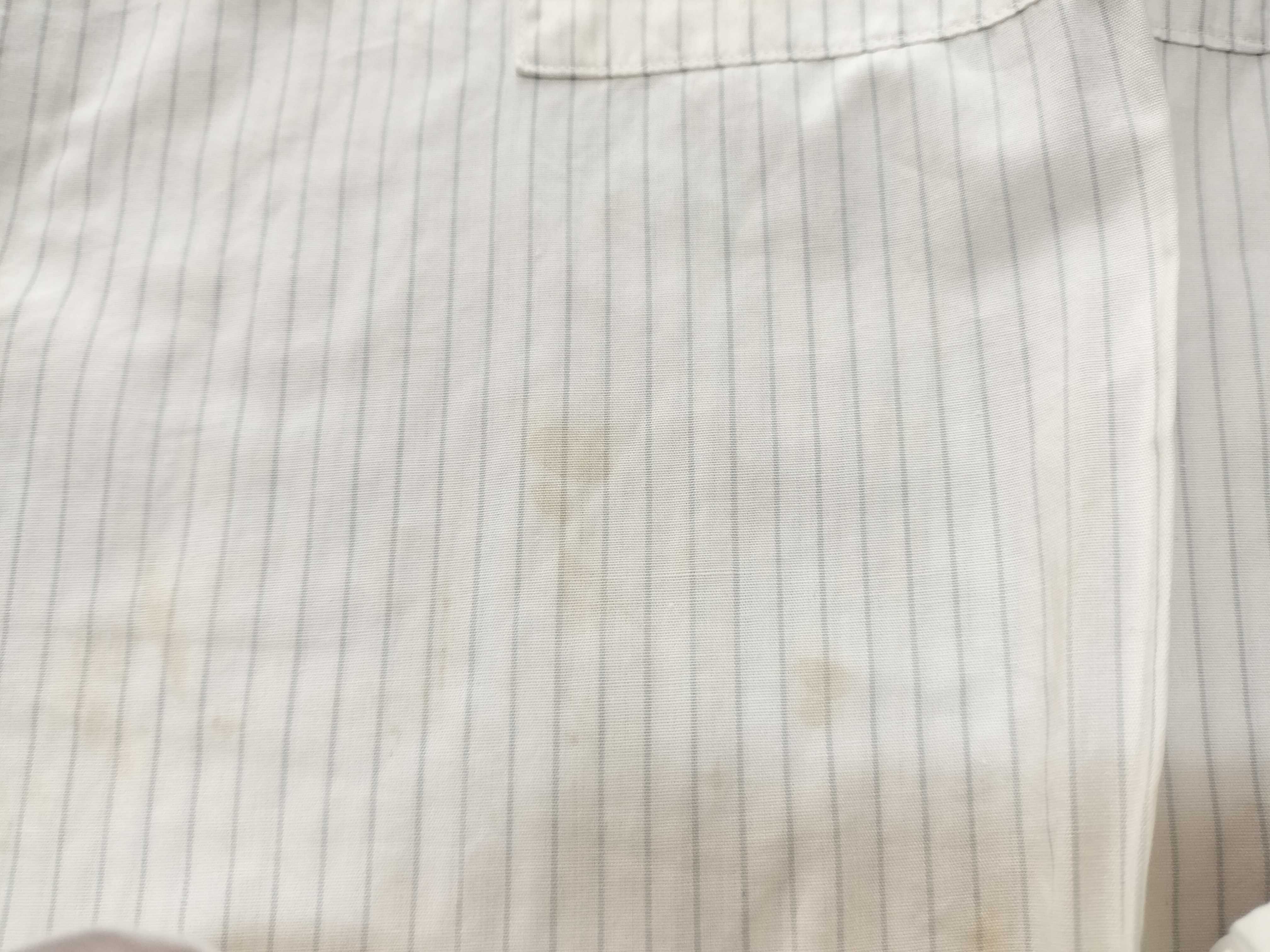 Vintage Christian Dior Monsieur Men's Short Sleeve Pinstripe Shirt Size 40