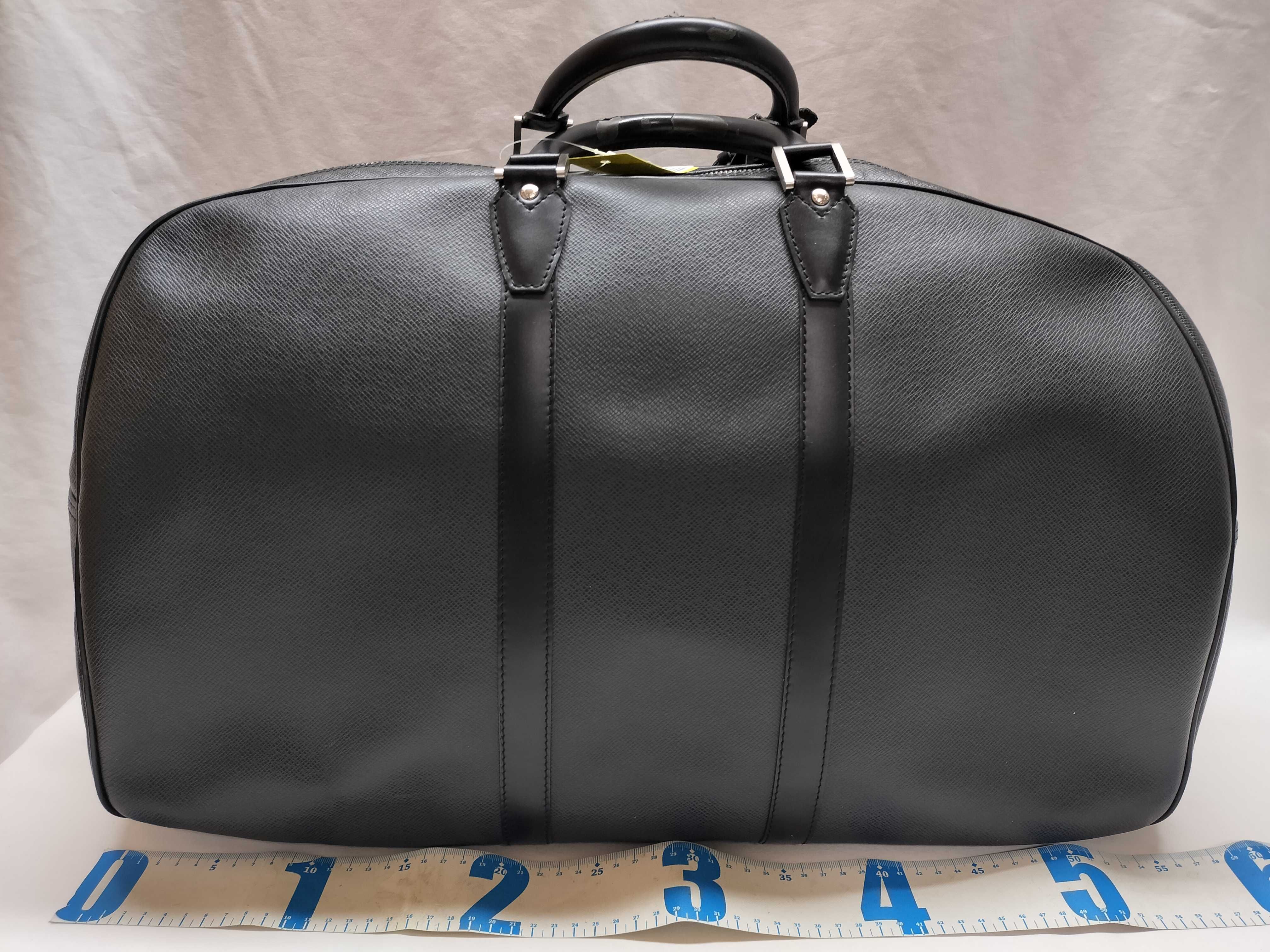 Louis Vuitton Kendall Taiga Leather Travel Bag, Ardoise