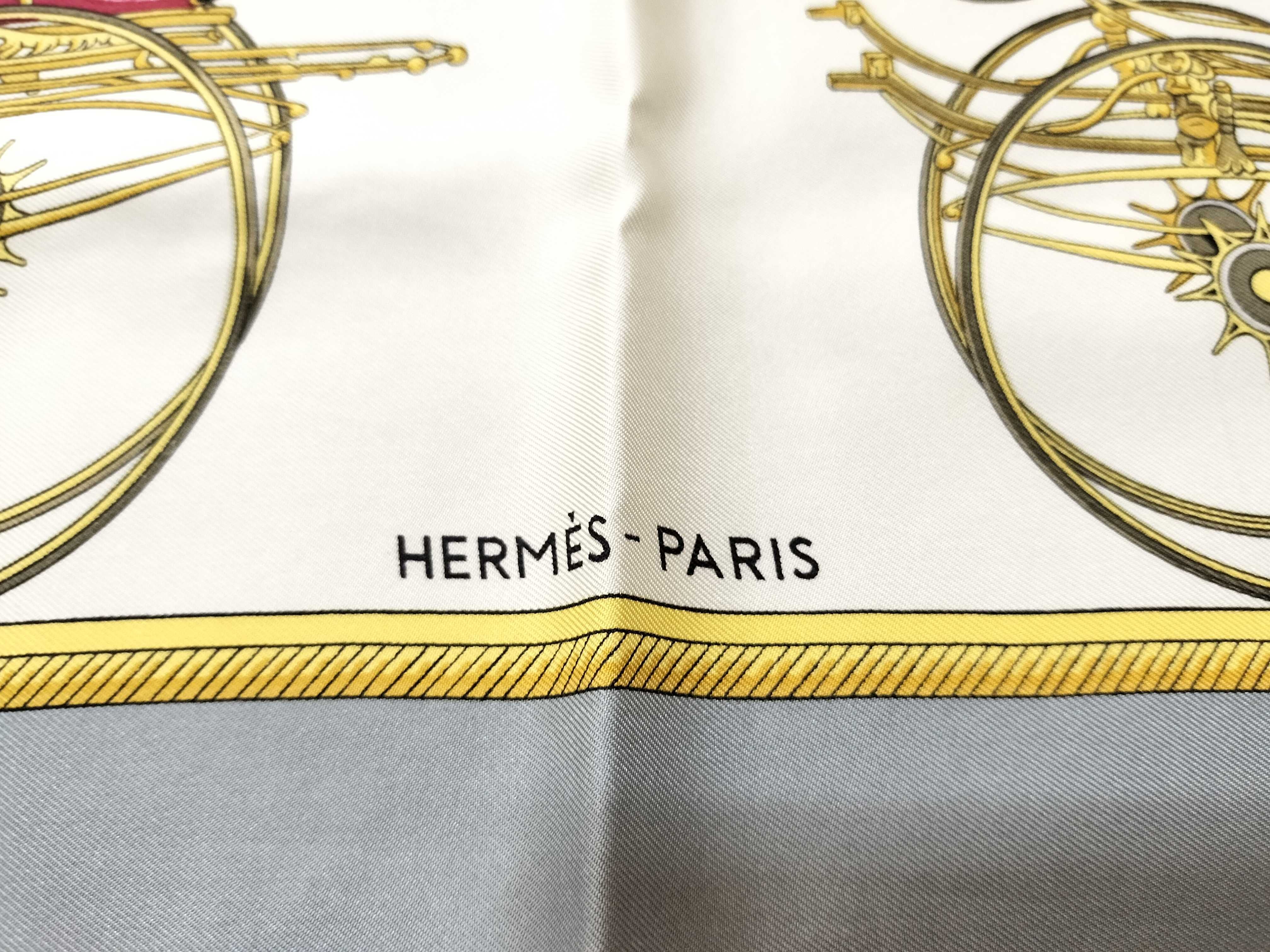 Hermes Les Voitures a Transformation Silk Scarf by Francoise de la Perriere