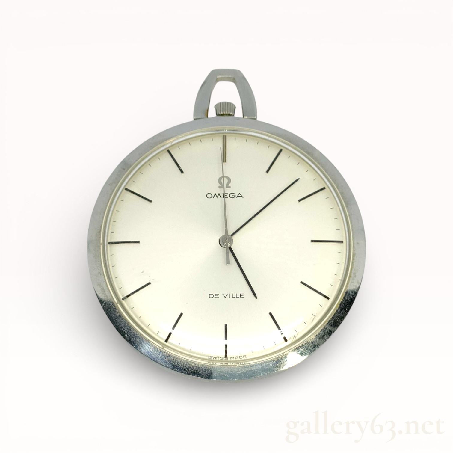 Vintage Omega De Ville Slim Pocket Watch 44mm