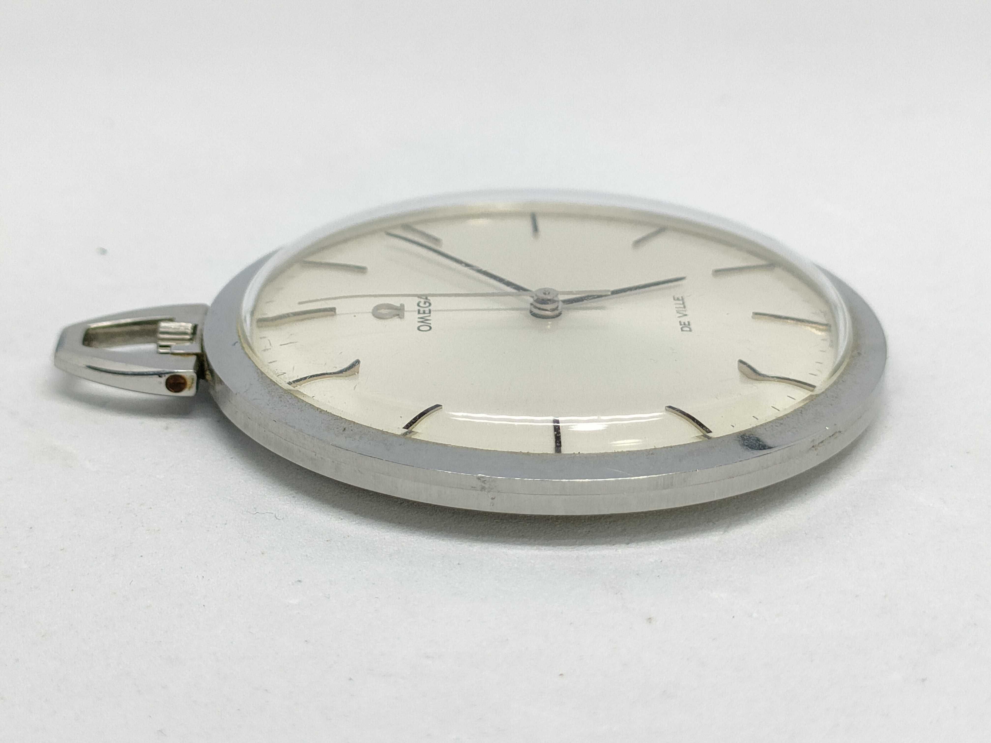 Vintage Omega De Ville Slim Pocket Watch 44mm