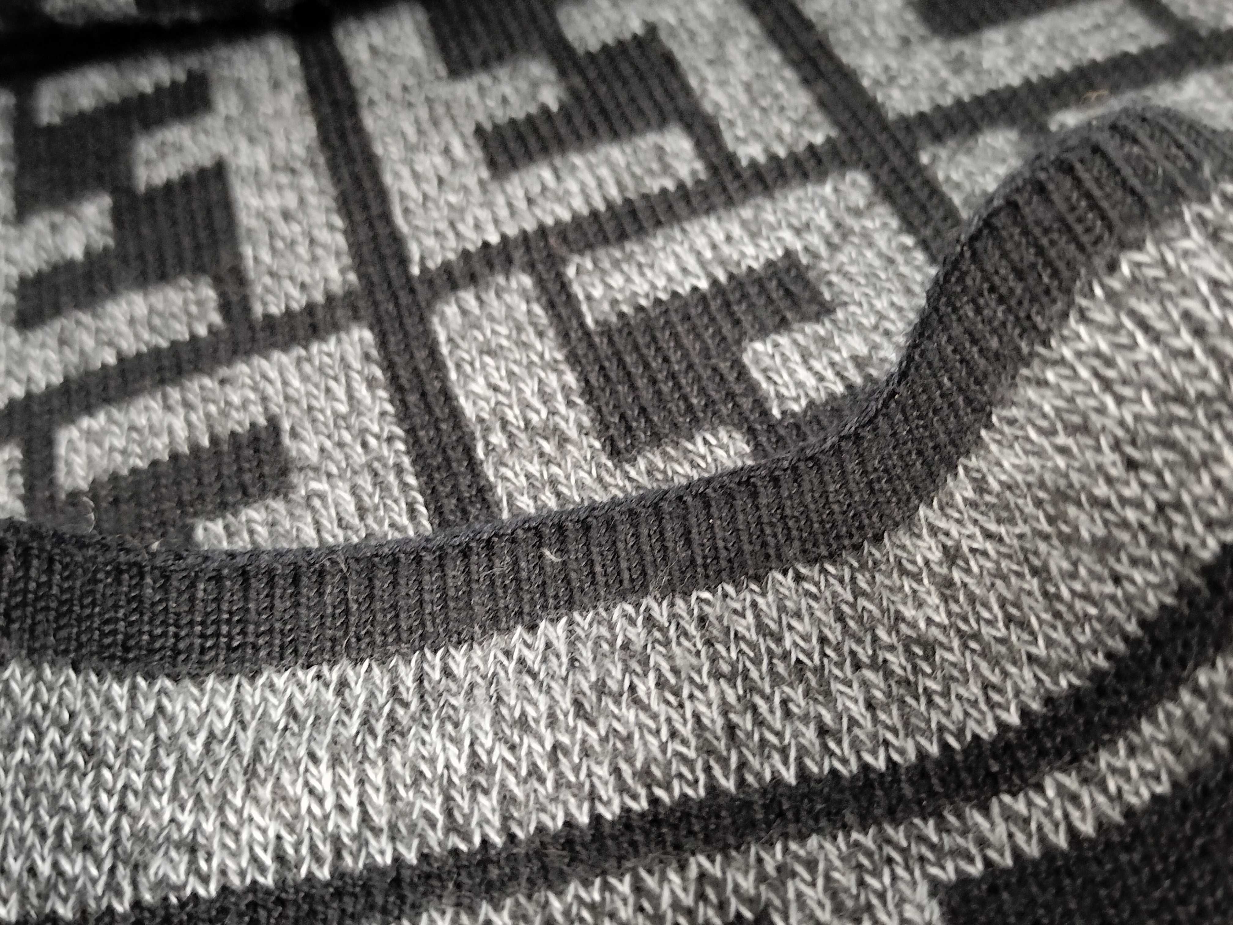 Fendi Zucca Monogram Knit Wool Scarf