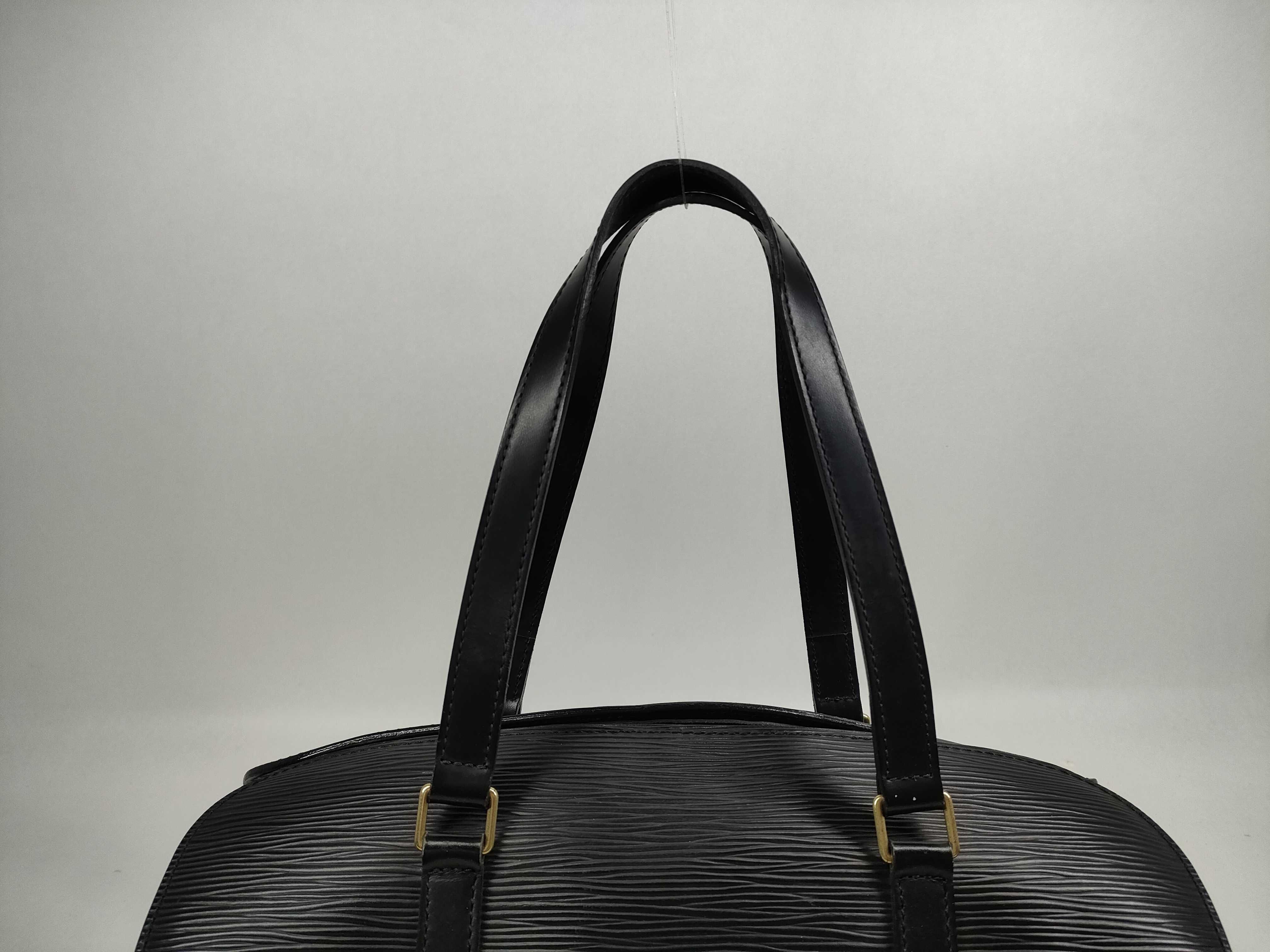 Louis Vuitton Soufflot Black Epi Leather Shoulder Bag
