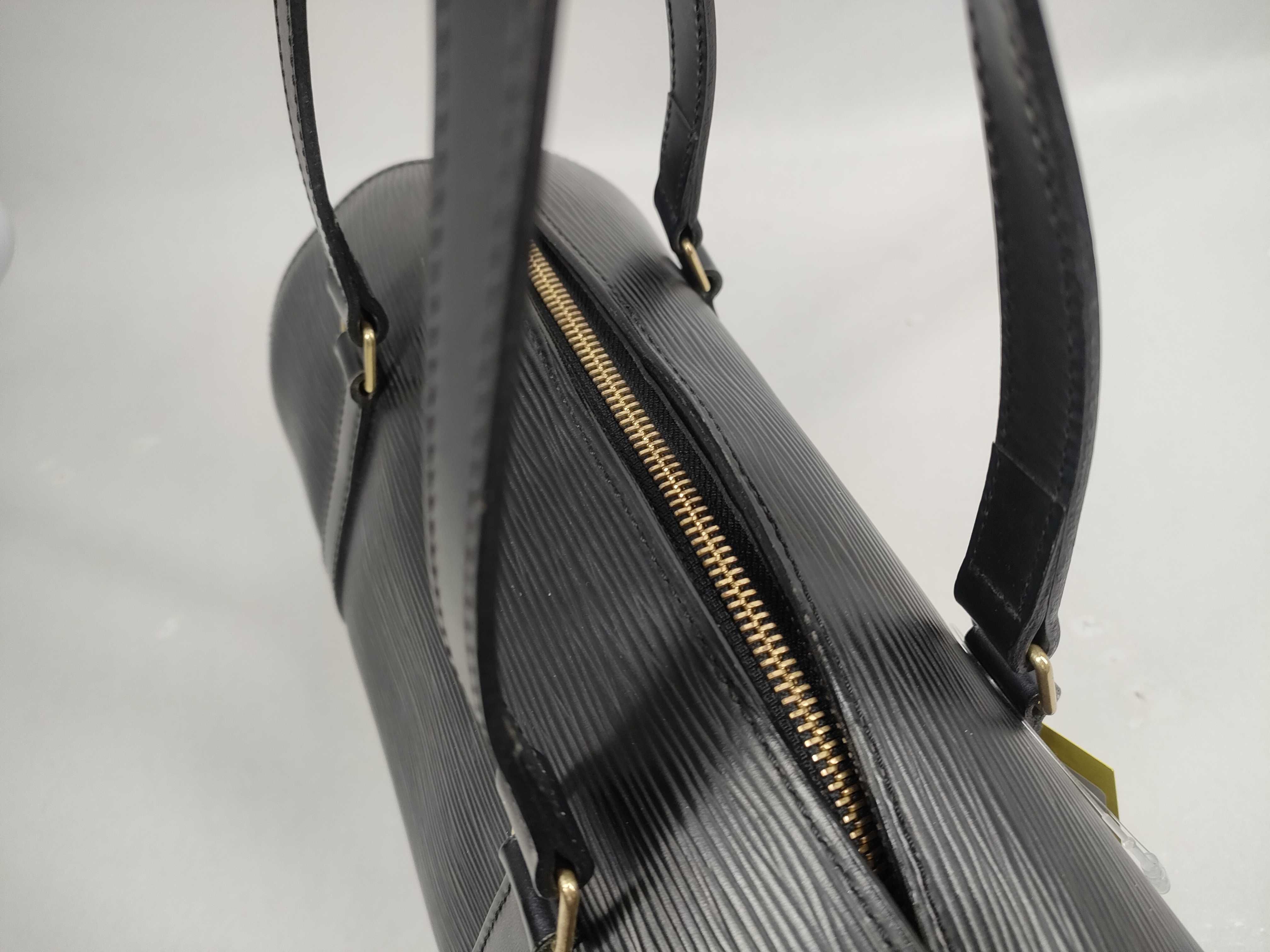 Louis Vuitton Soufflot Black Epi Leather Shoulder Bag