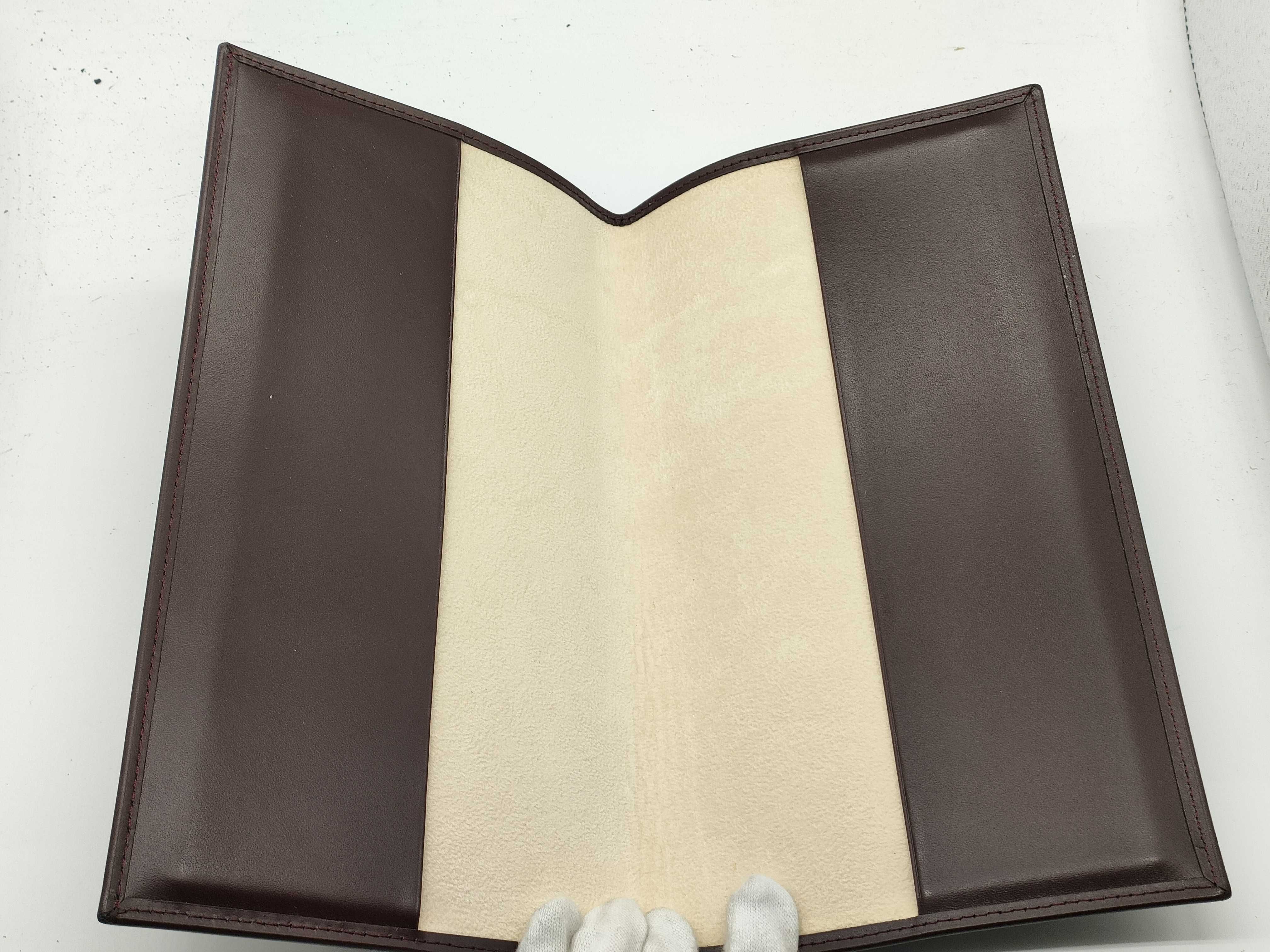 Patek Philippe Burgundy Leather Document Holder Wallet