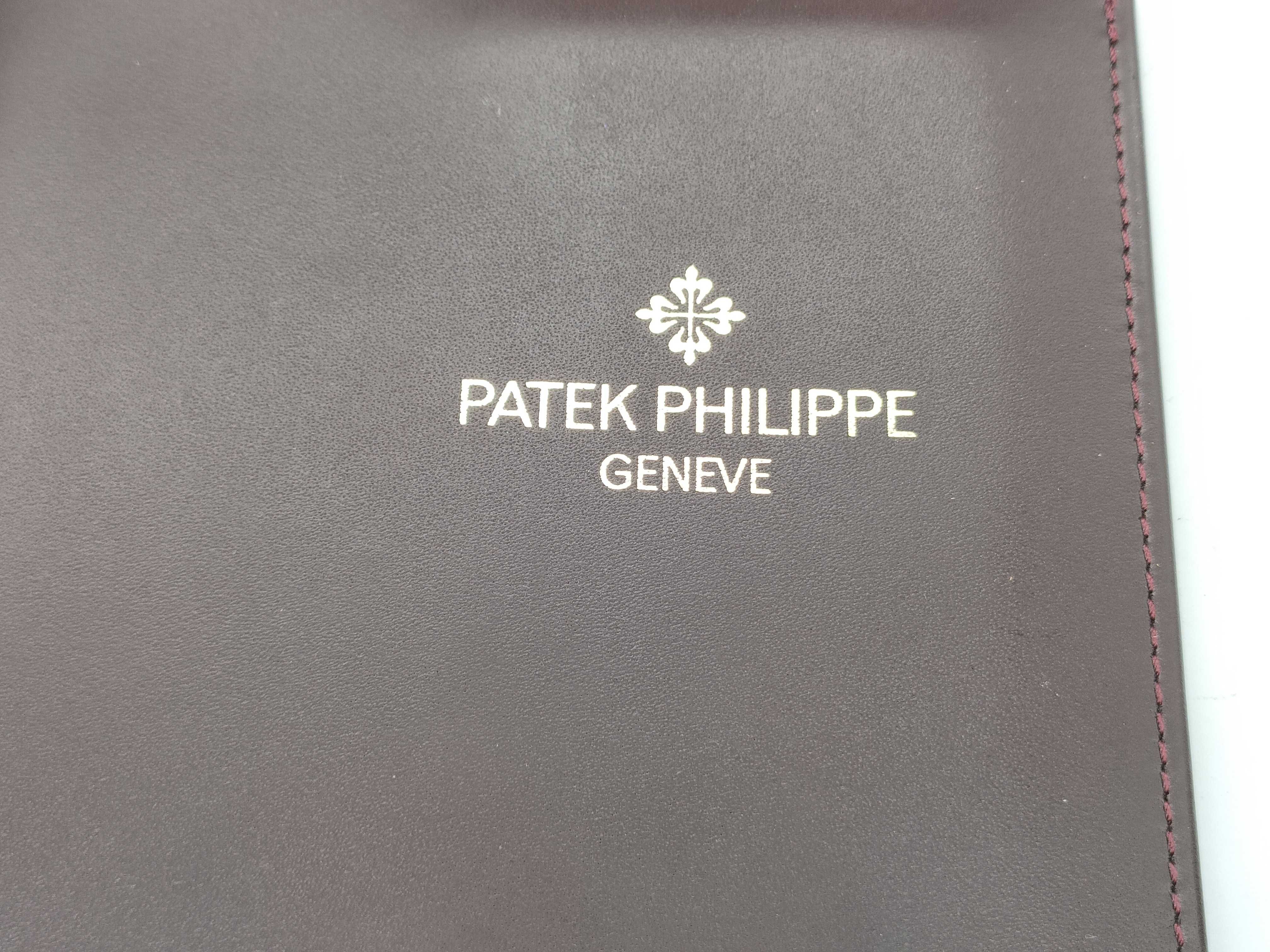 Patek Philippe Burgundy Leather Document Holder Wallet