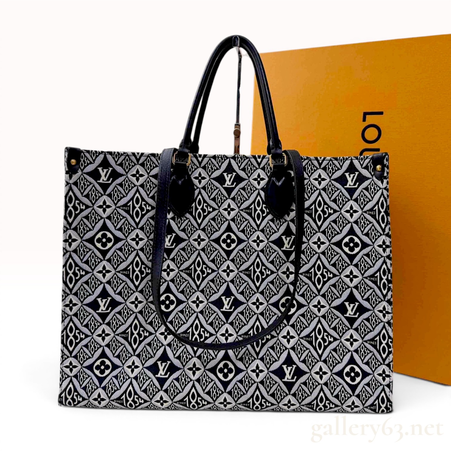 Louis Vuitton Since 1854 OnTheGo GM Monogram Jacquard Tote Bag