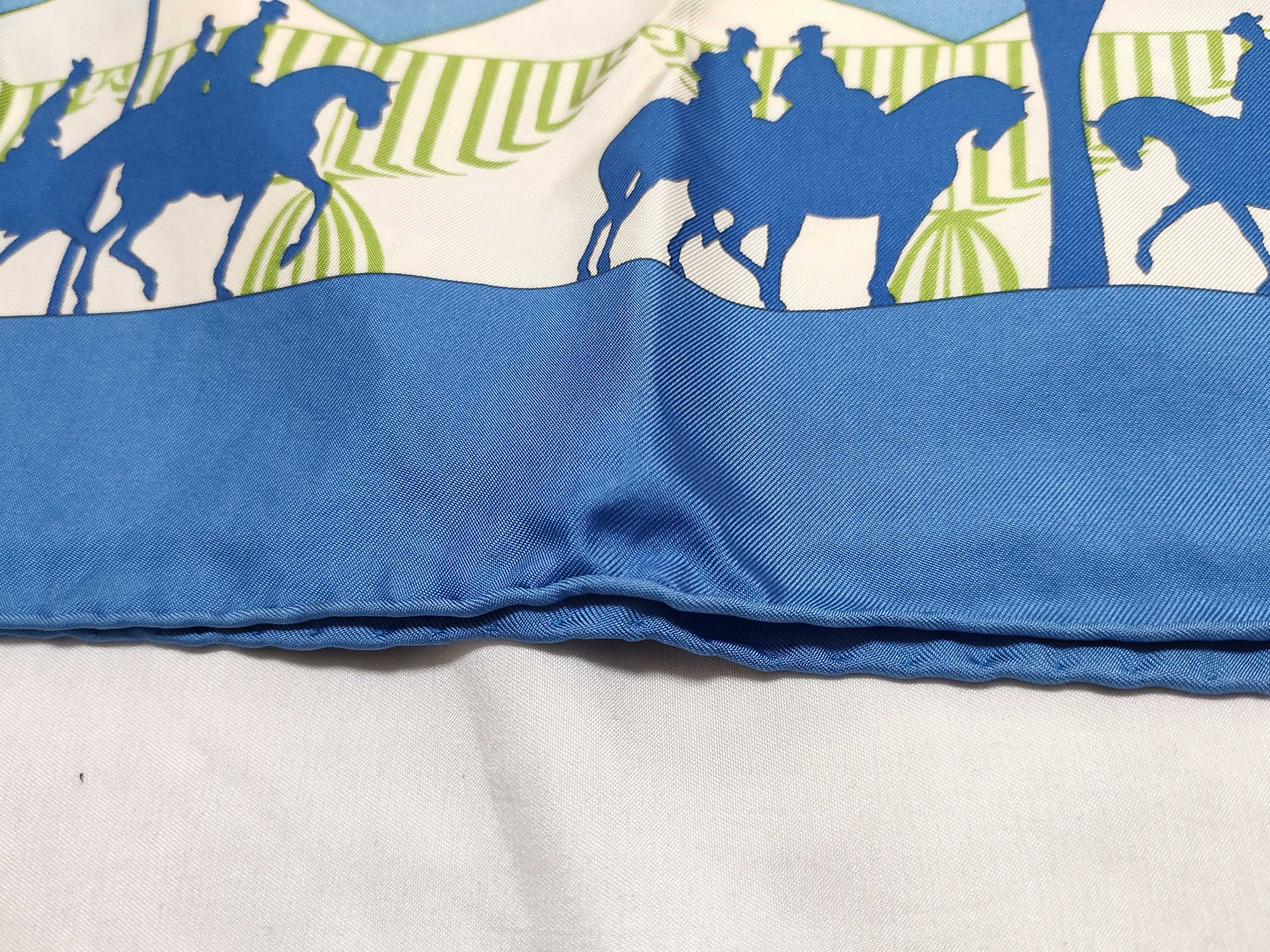 Hermes Feria de Sevilla Silk Scarf by Hubert de Watrigant with Box