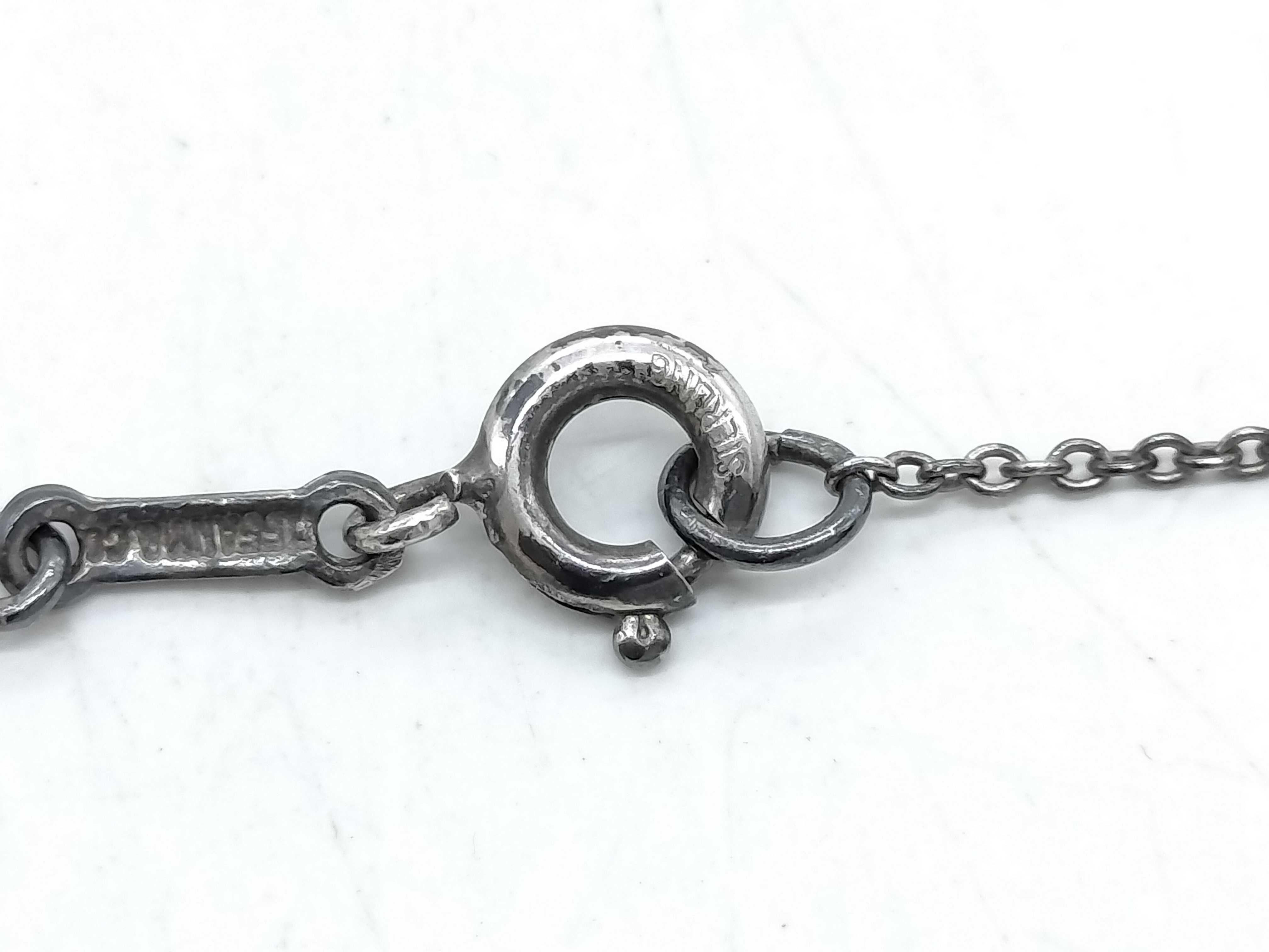 Tiffany & Co. Elsa Peretti Sterling Silver Full Heart Pendant Necklace