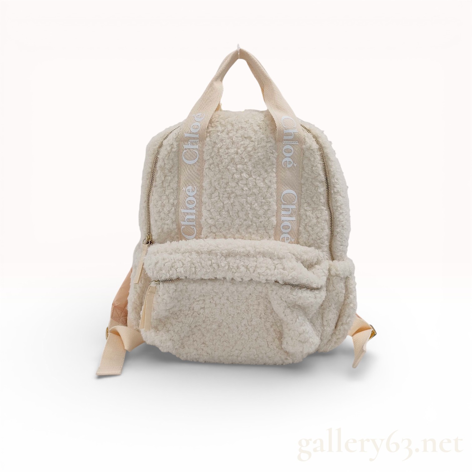 Chloe Woody Faux Shearling Backpack