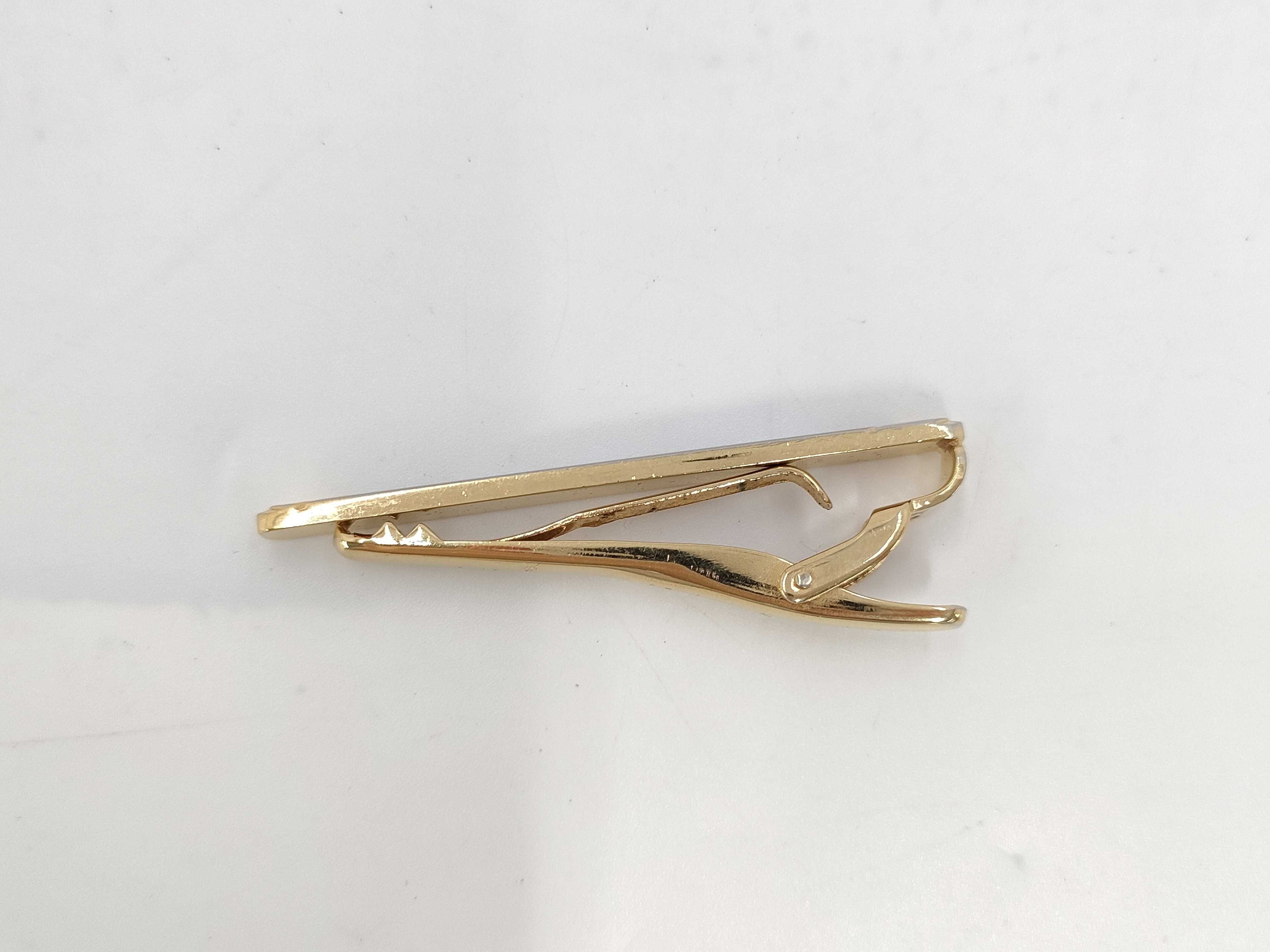 Yves Saint Laurent Tie Bar with Logo Detailing, with Box
