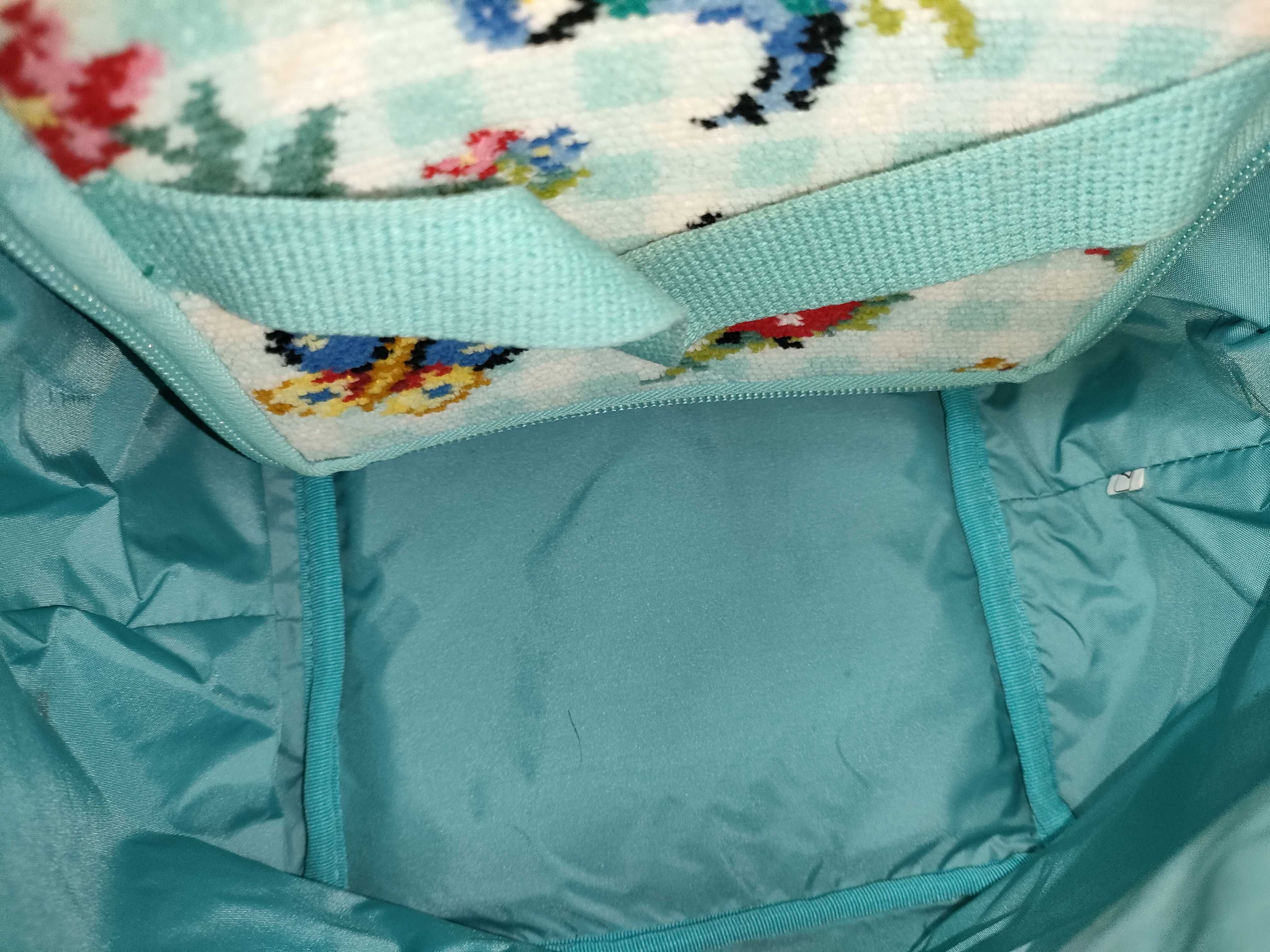 A Collection of 5 Feiler Chenille Accessory Pouches and Bags in Heidi Check and Floral Patterns