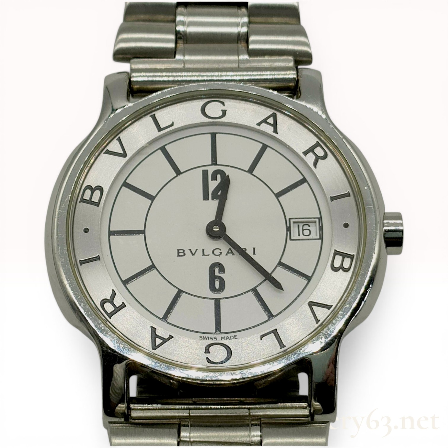 Bvlgari Solotempo Stainless Steel Wristwatch ST 35 S