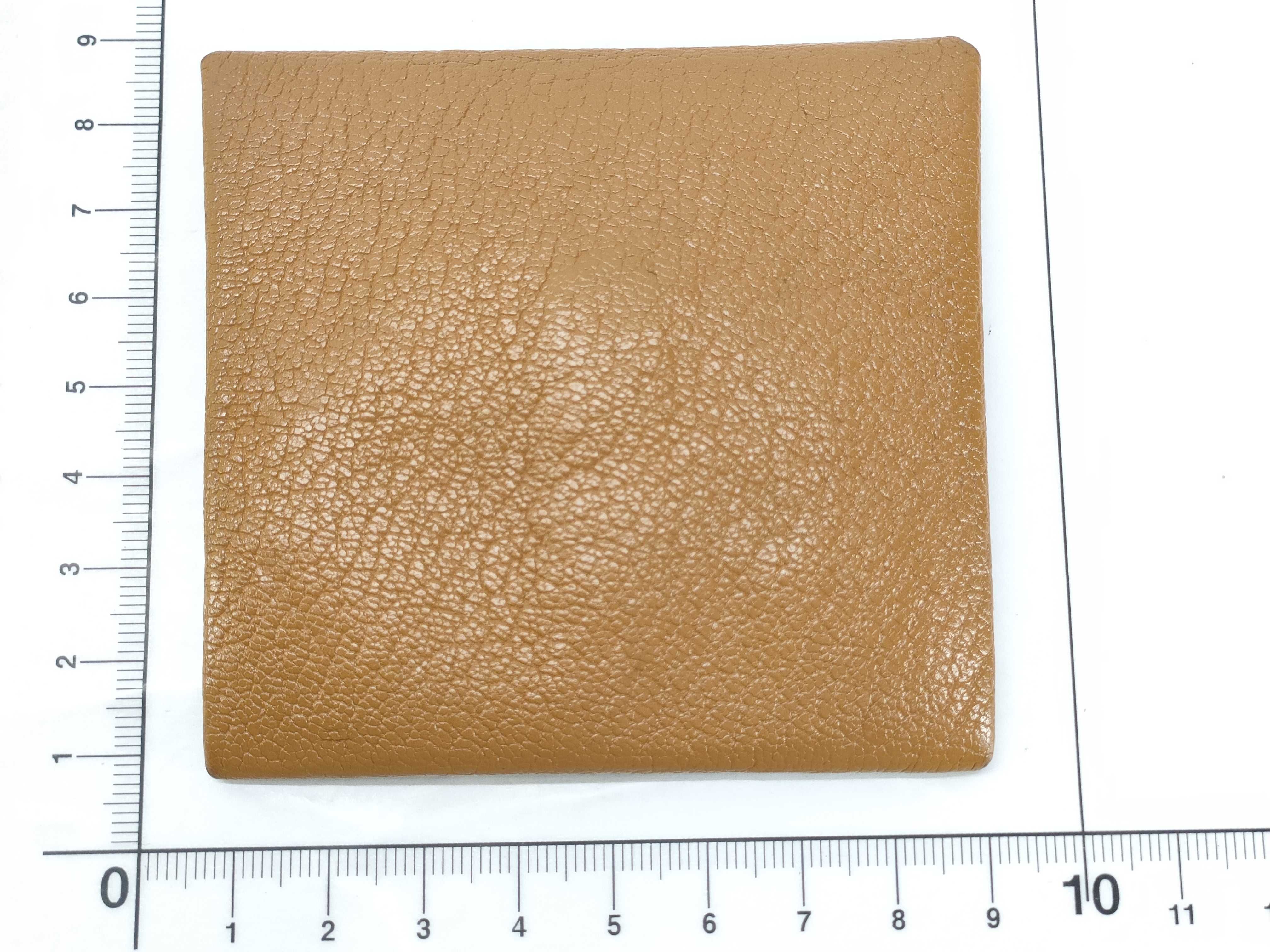 Hermes Bastia Verso Grained Leather Coin Purse