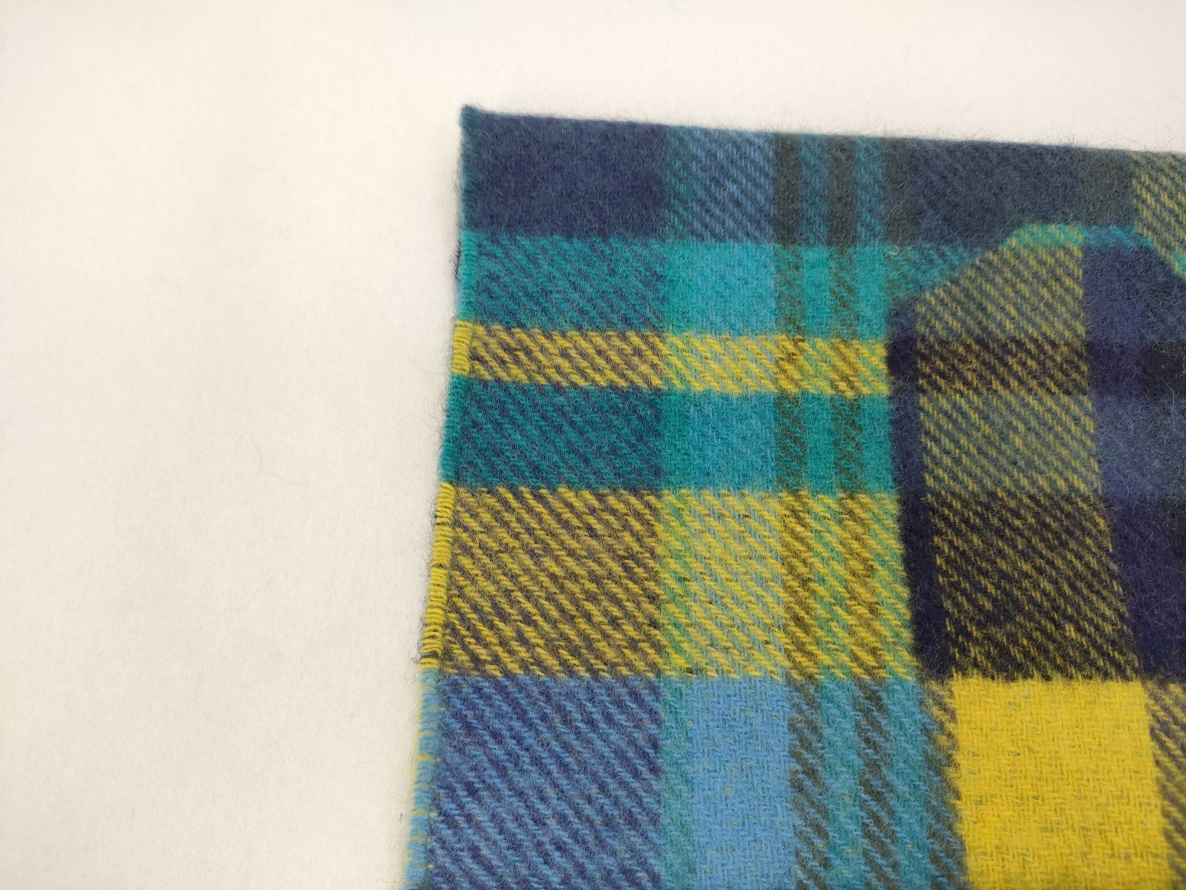Hermes Men's Cashmere Tartan Scarf