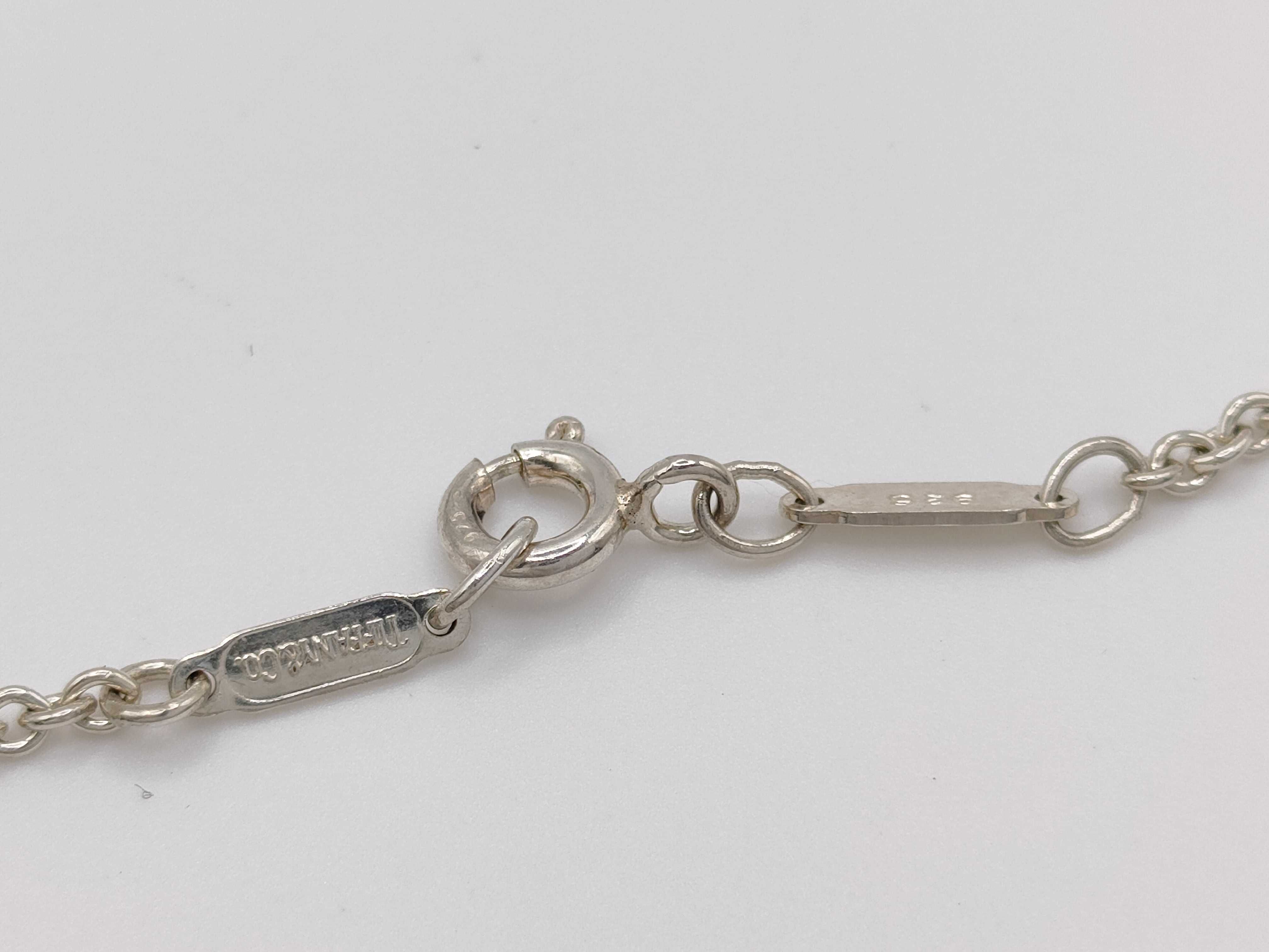 Tiffany and Co. Sterling Silver and Black Onyx Fireworks Pendant Necklace