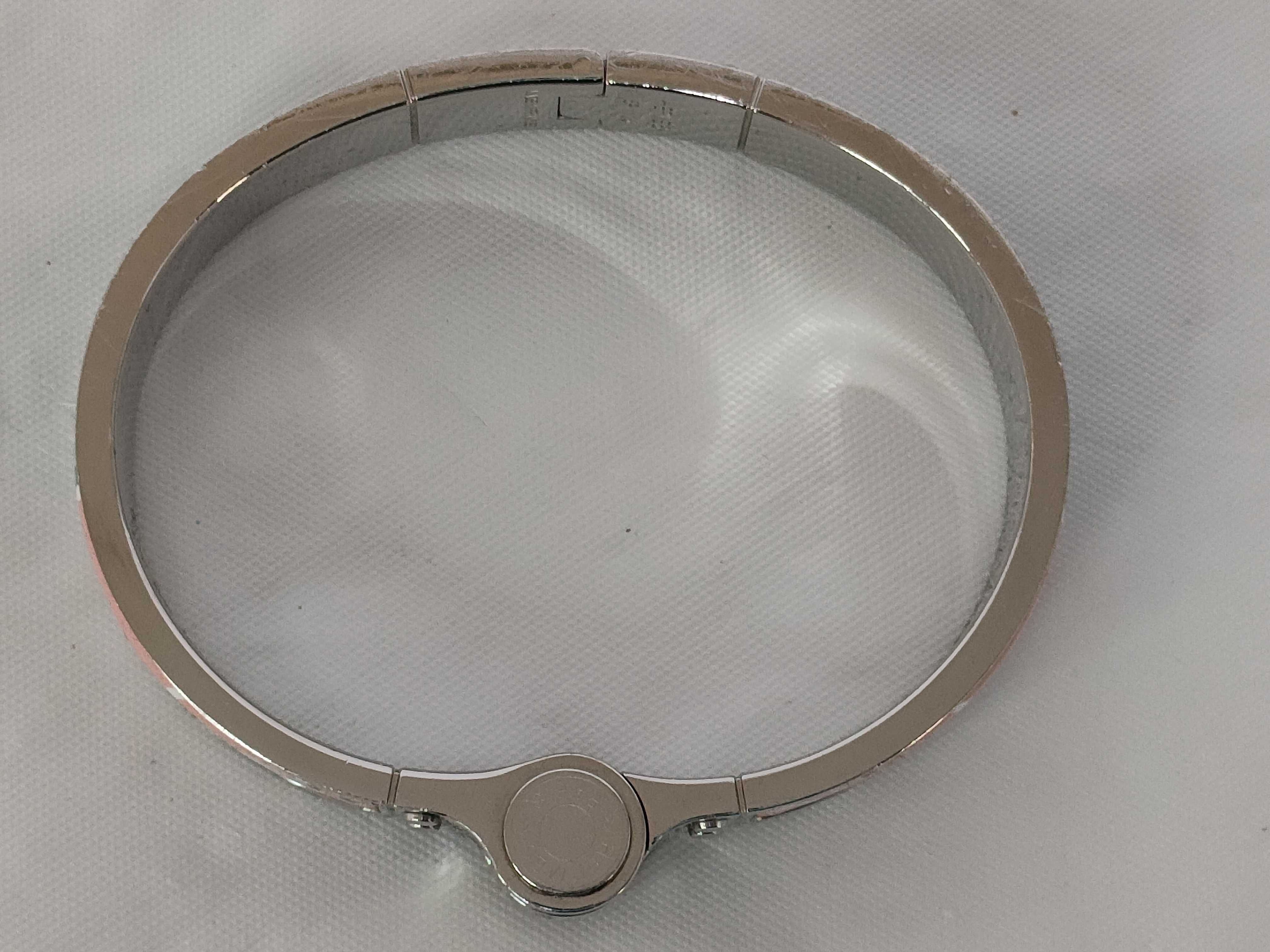 Hermes Tenues de Jour Enamel Hinged Bangle Bracelet