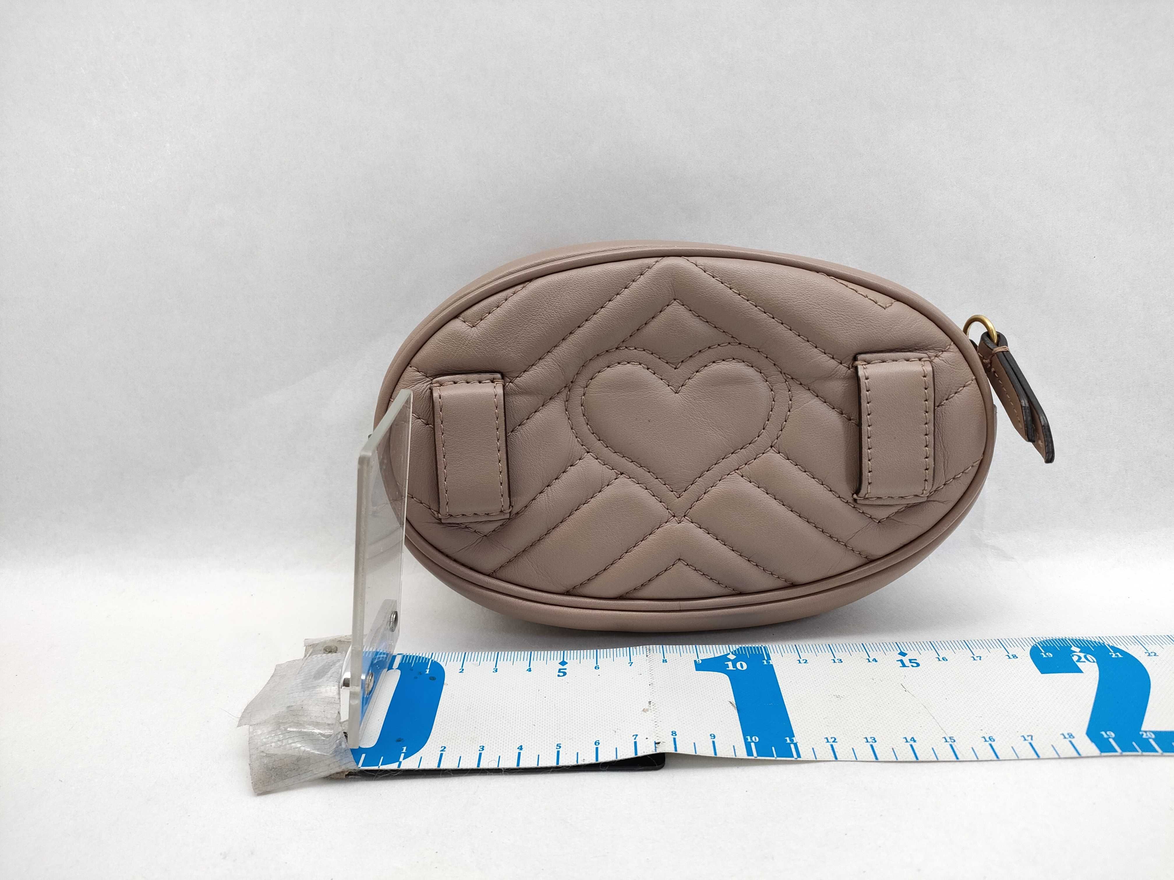 Gucci GG Marmont Matelasse Leather Belt Bag