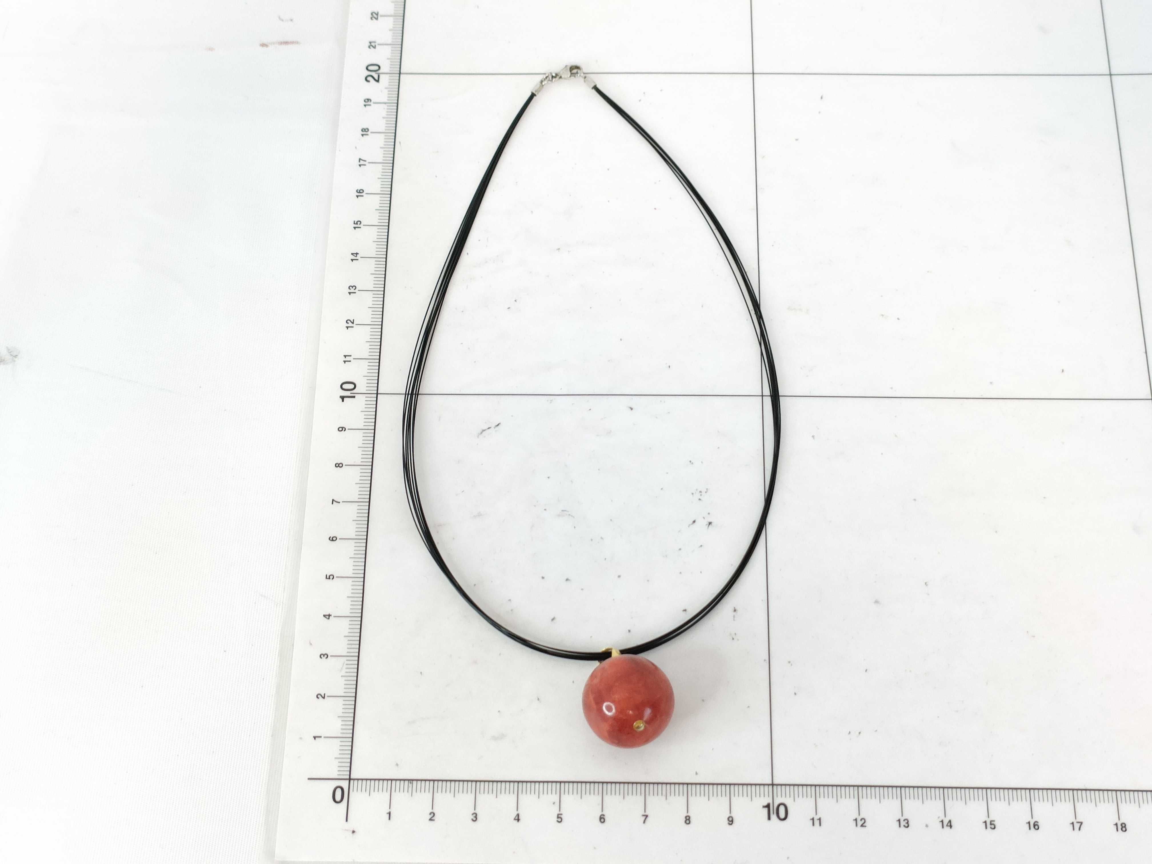 Multi-Strand Pendant Necklace with 18K Gold and Sterling Silver Hardware