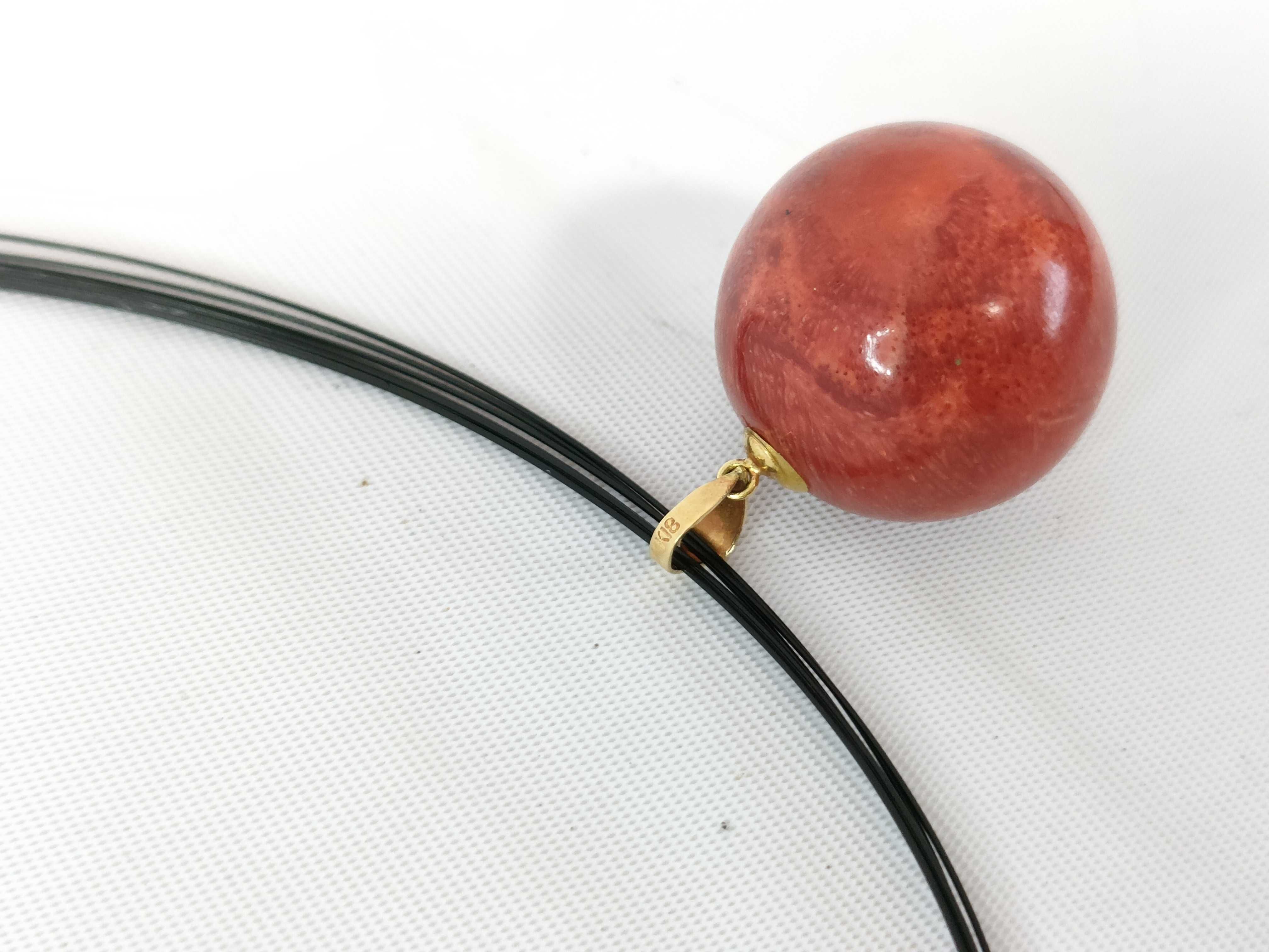 Multi-Strand Pendant Necklace with 18K Gold and Sterling Silver Hardware