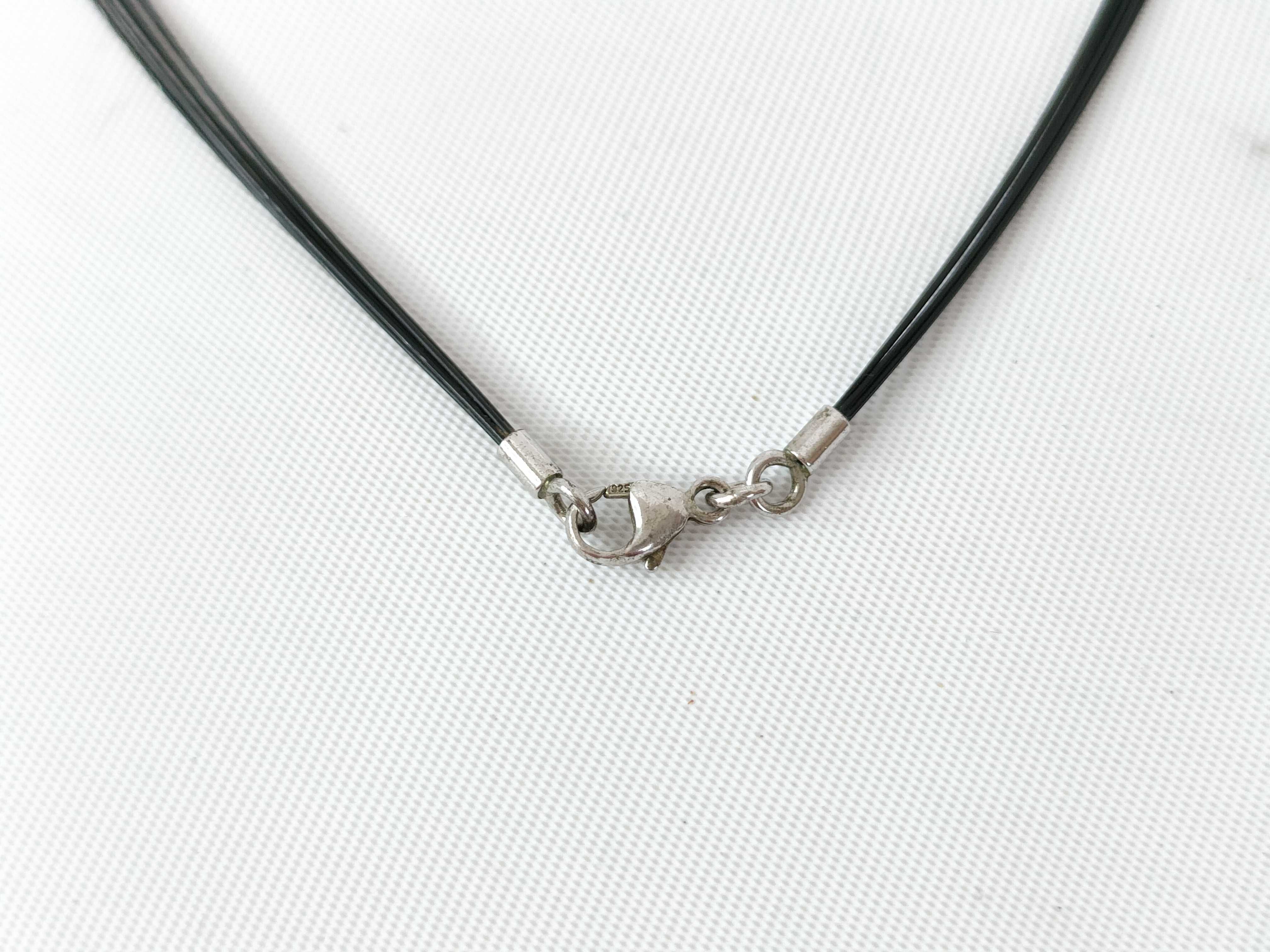 Multi-Strand Pendant Necklace with 18K Gold and Sterling Silver Hardware