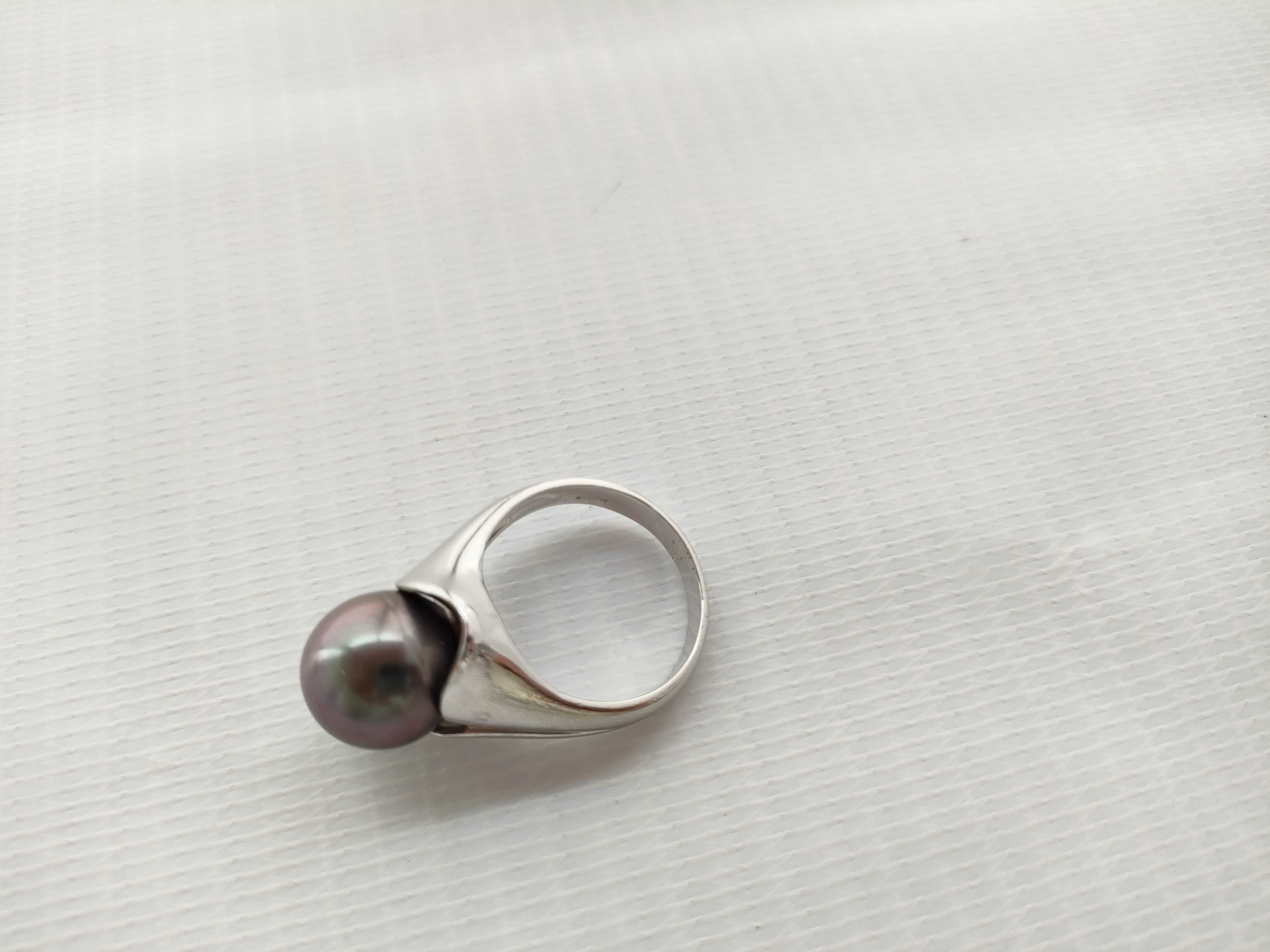 A Trio of Modernist Cultured Pearl and Sterling Silver Jewelry