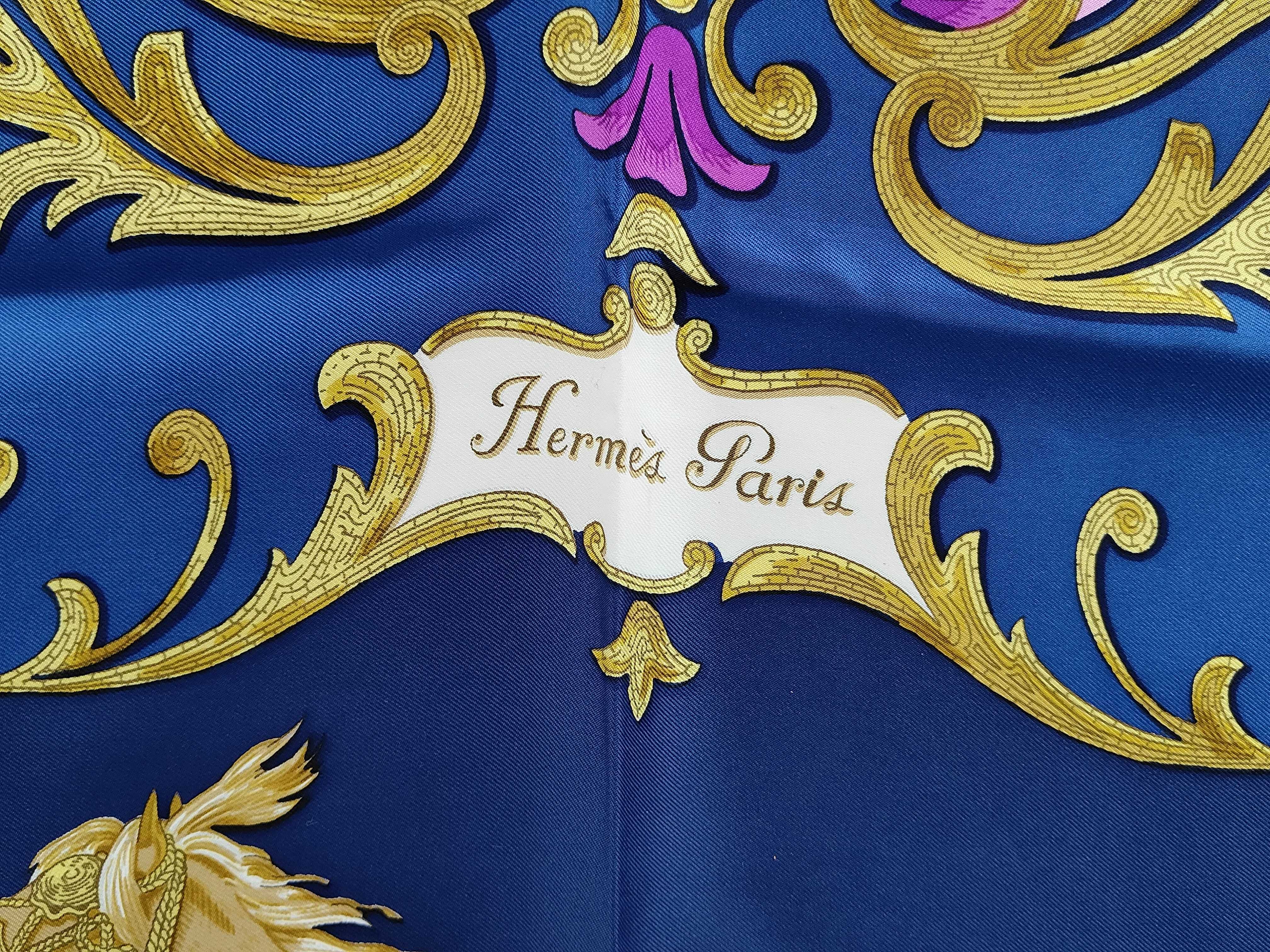 Hermes Paris Cheval Turc Silk Scarf