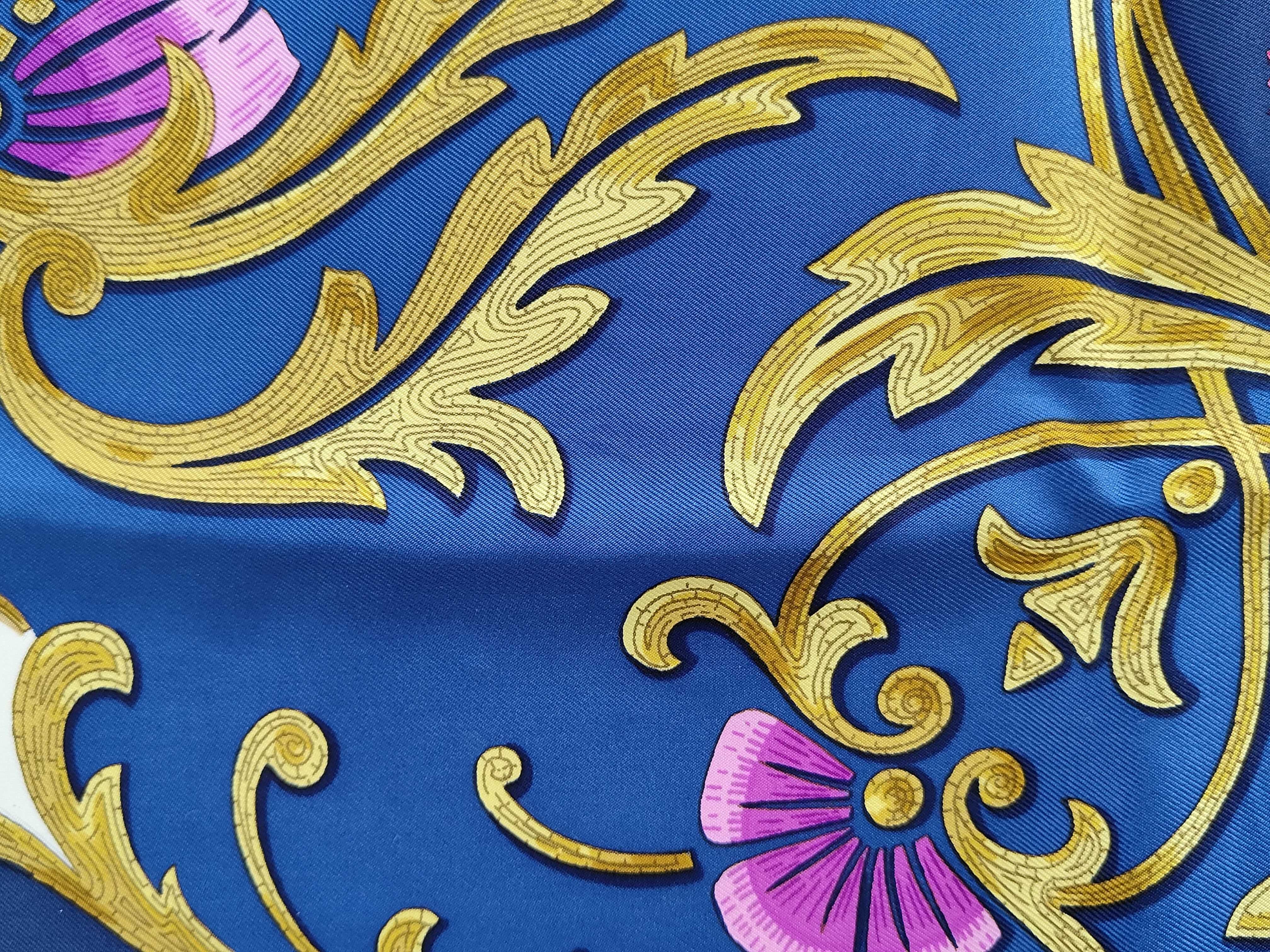 Hermes Paris Cheval Turc Silk Scarf