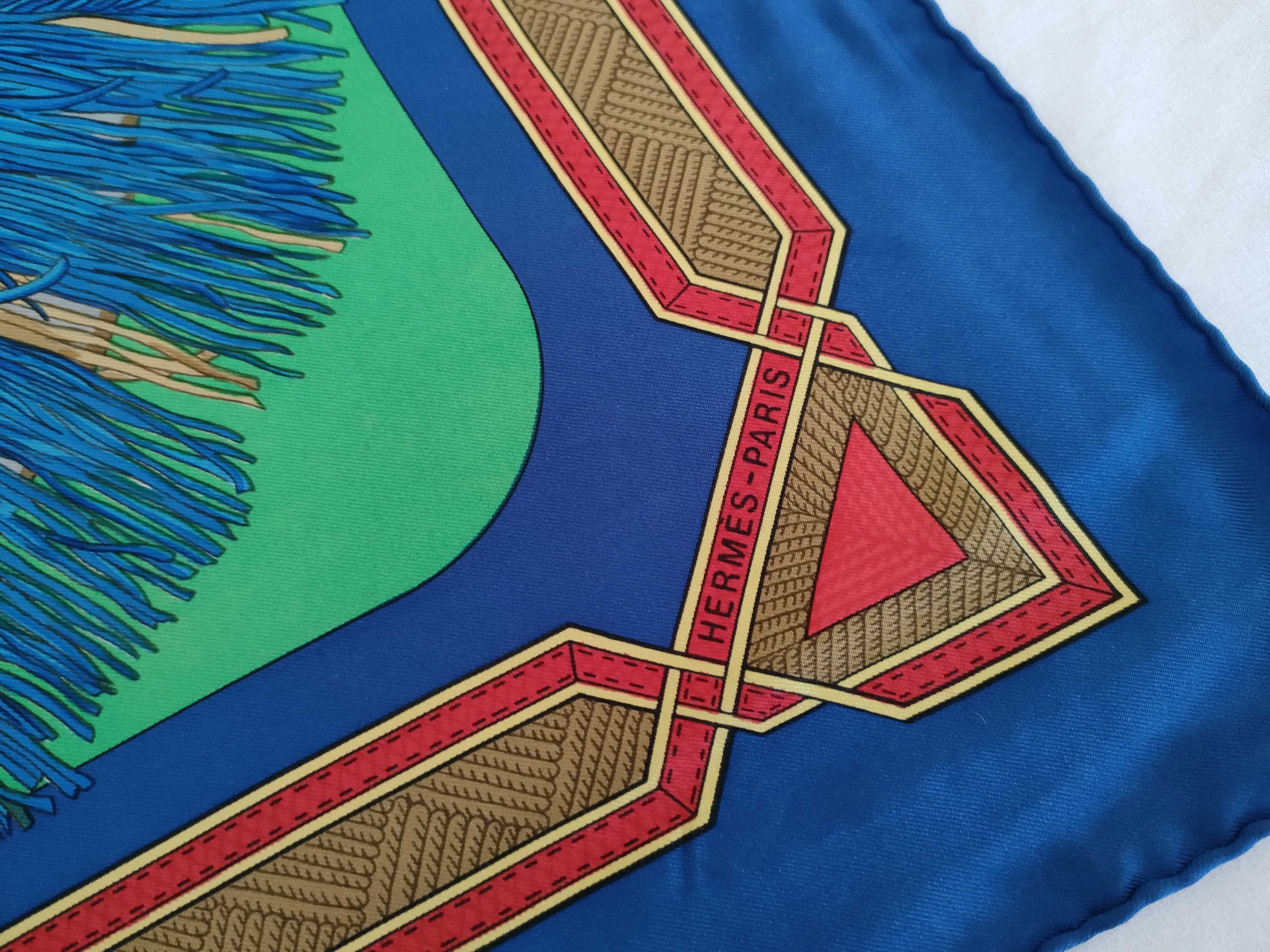 Hermes Cuirs du Desert Silk Scarf