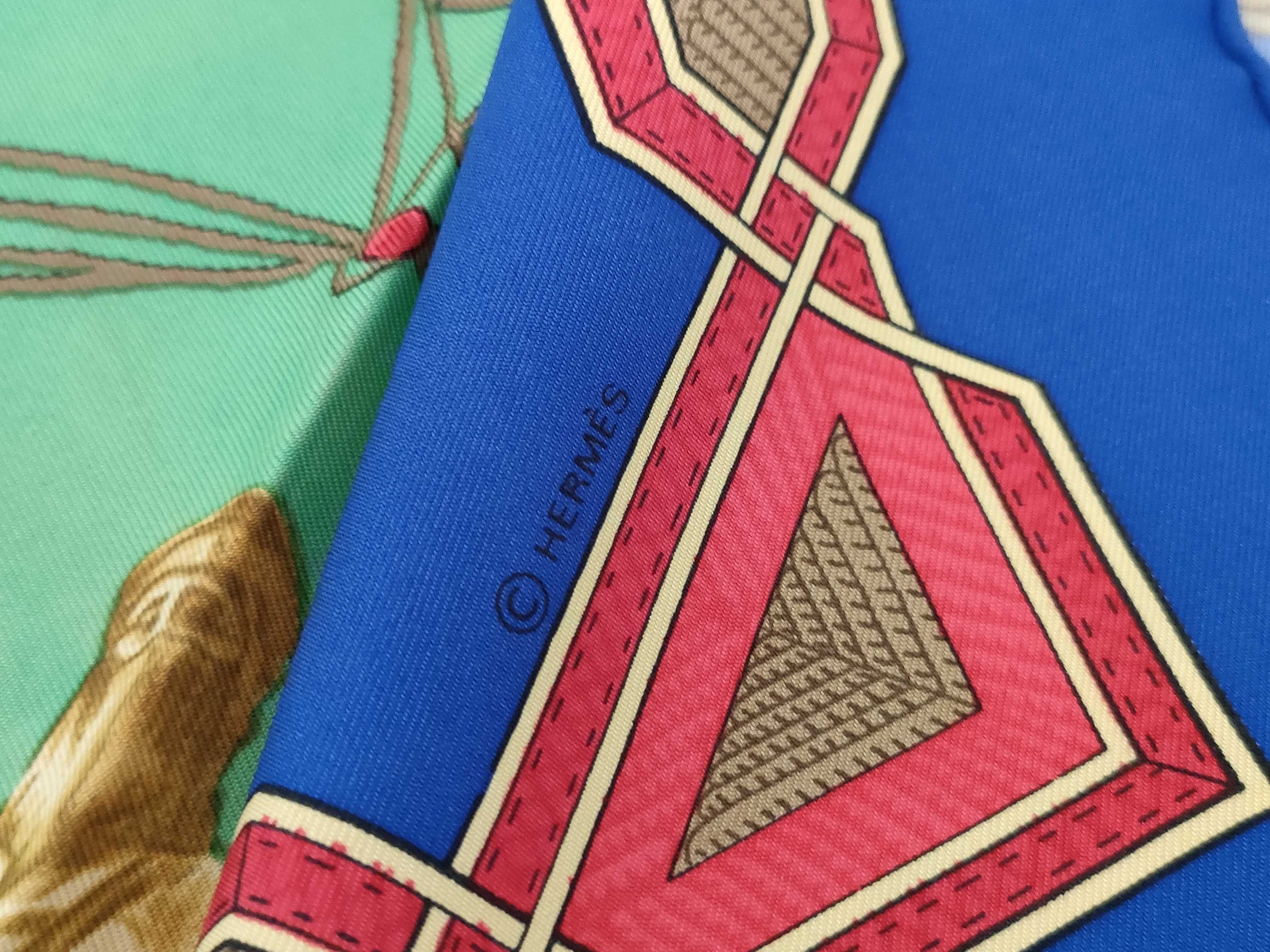 Hermes Cuirs du Desert Silk Scarf