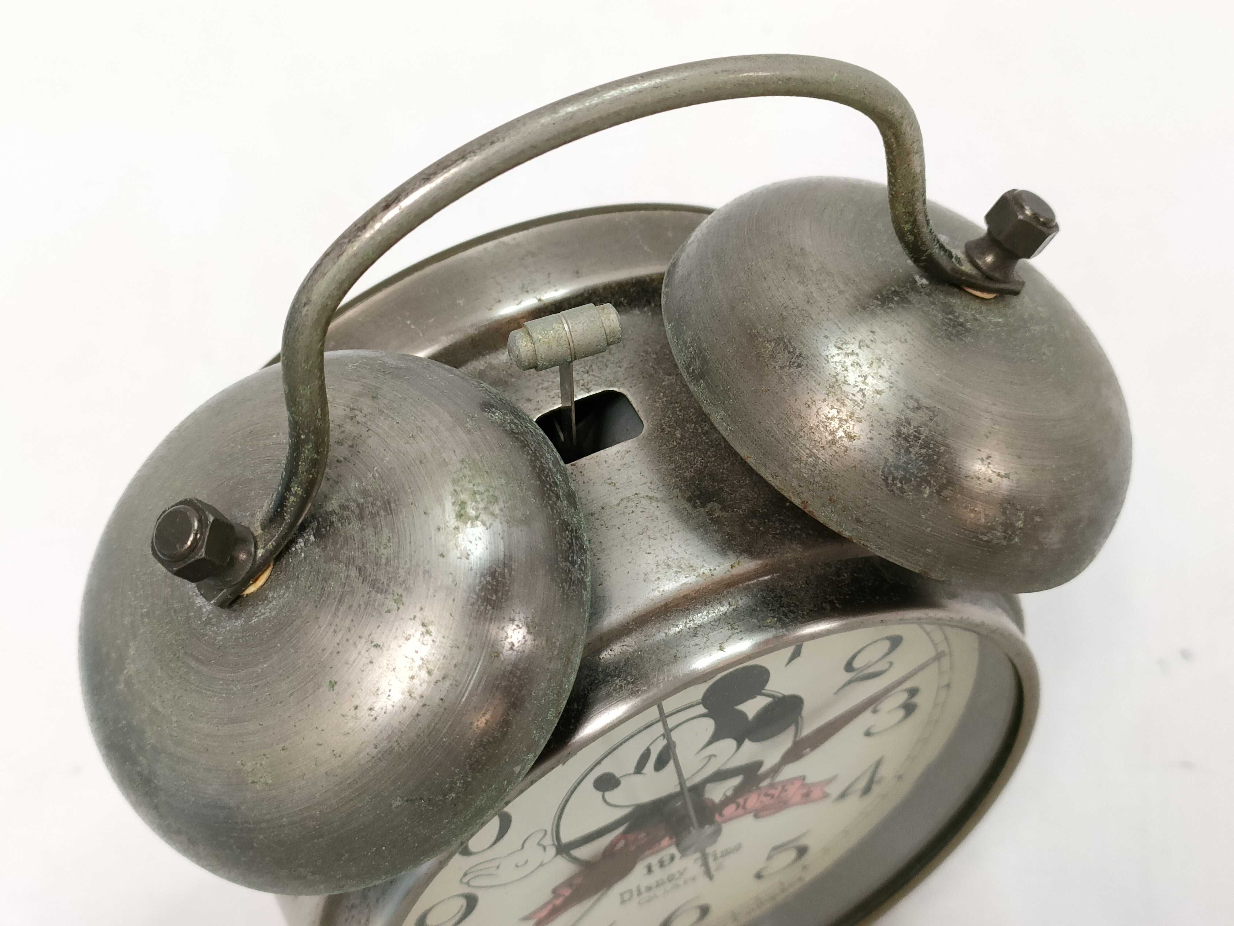 Disney Time Mickey Mouse Twin-Bell Quartz Alarm Clock