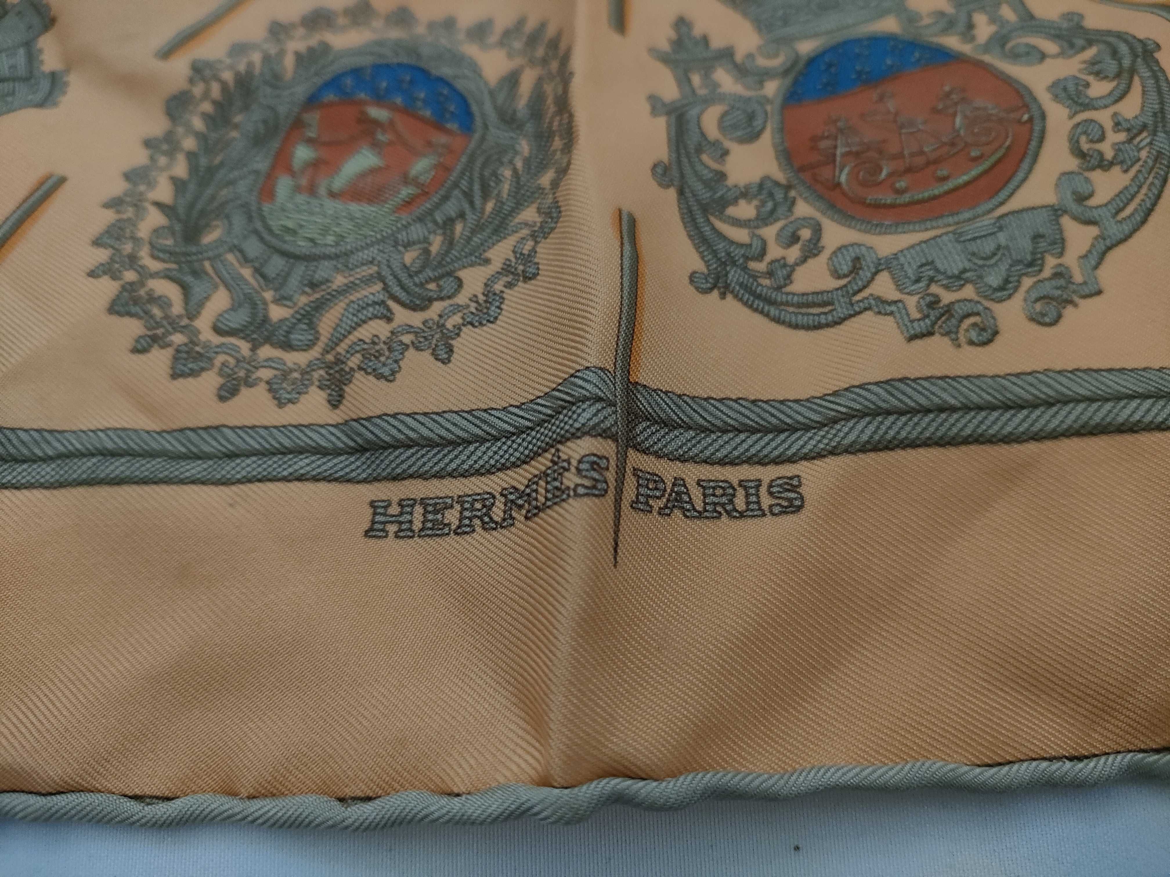 Hermes Les Armes de Paris Silk Scarf