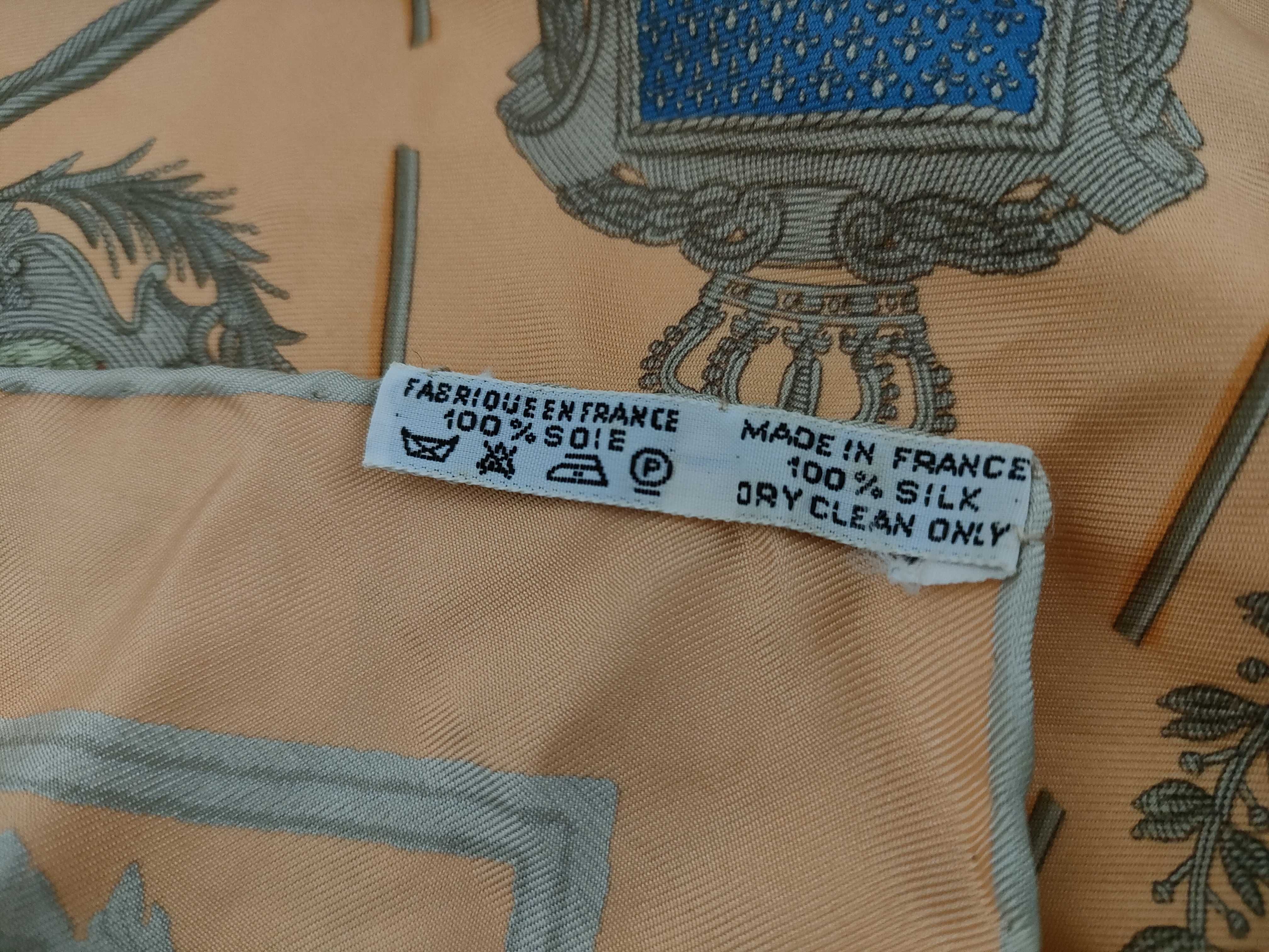 Hermes Les Armes de Paris Silk Scarf