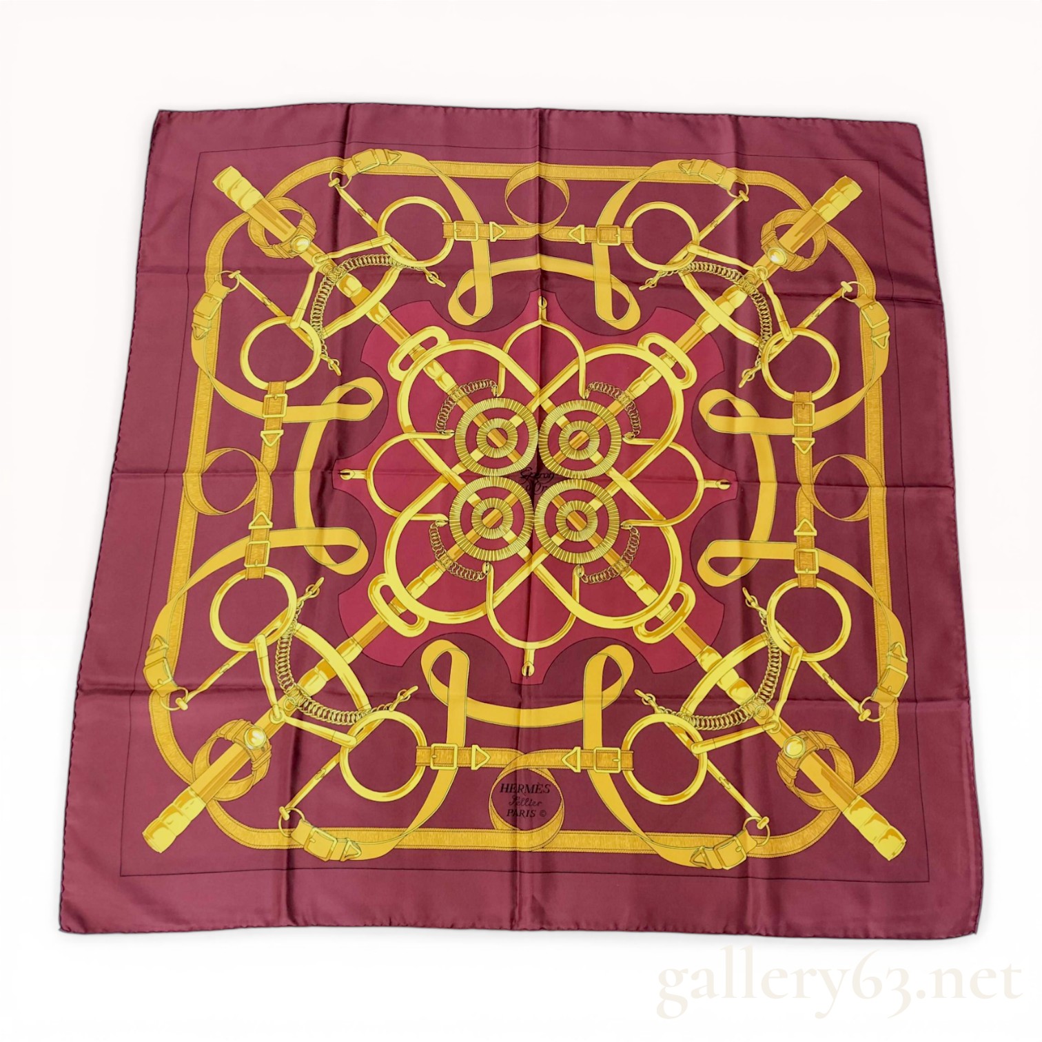 Hermes Eperon d'Or Silk Scarf