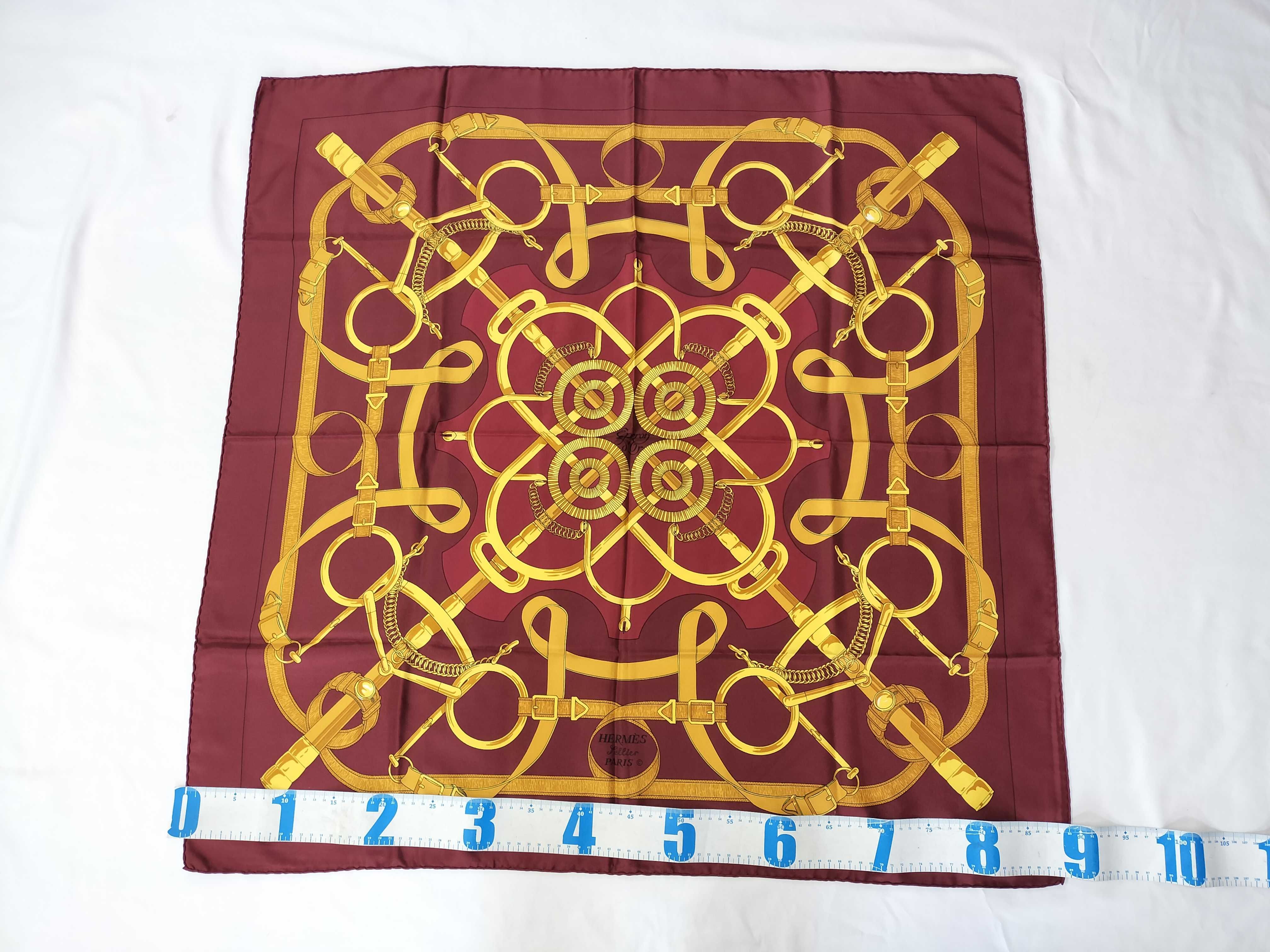 Hermes Eperon d'Or Silk Scarf