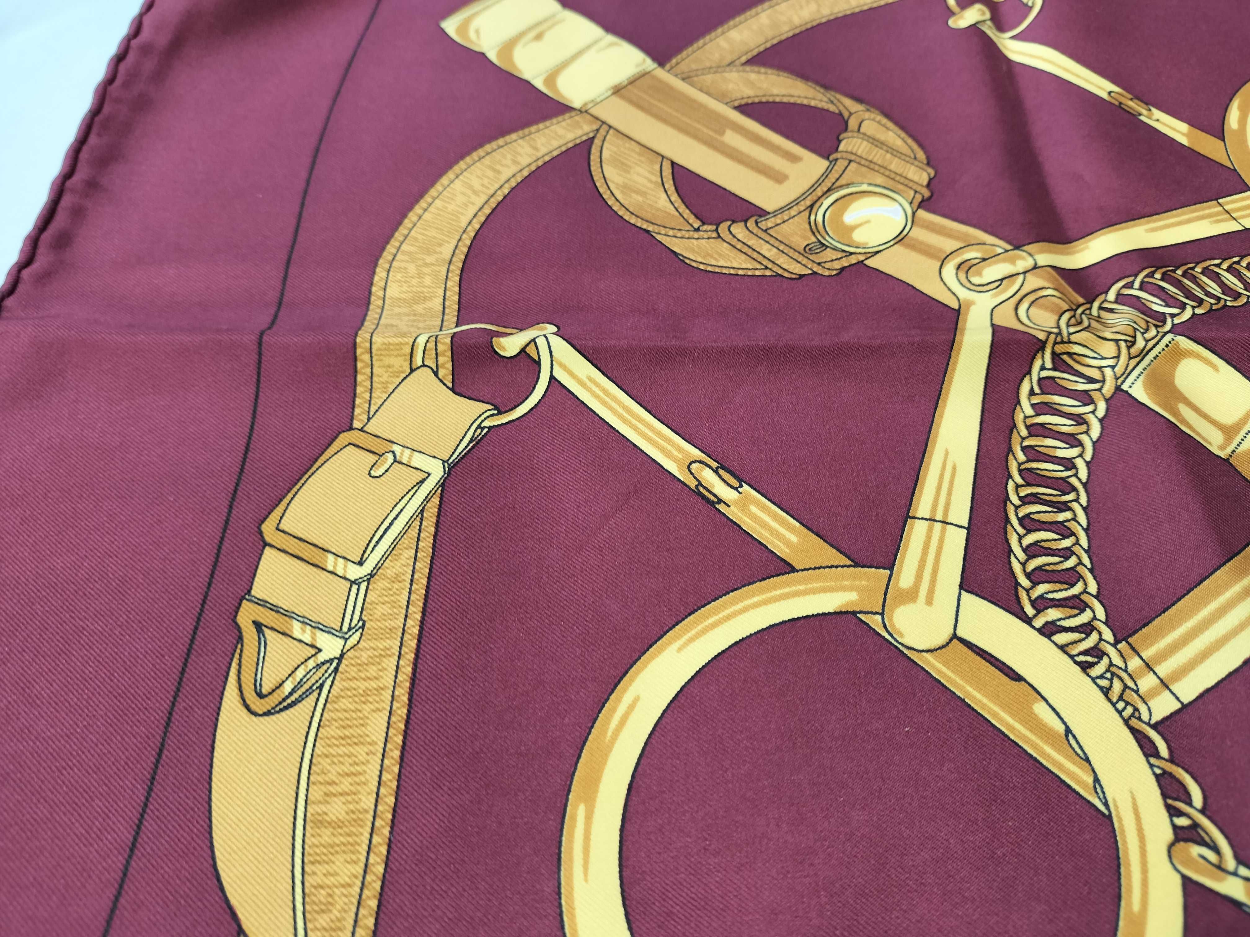 Hermes Eperon d'Or Silk Scarf