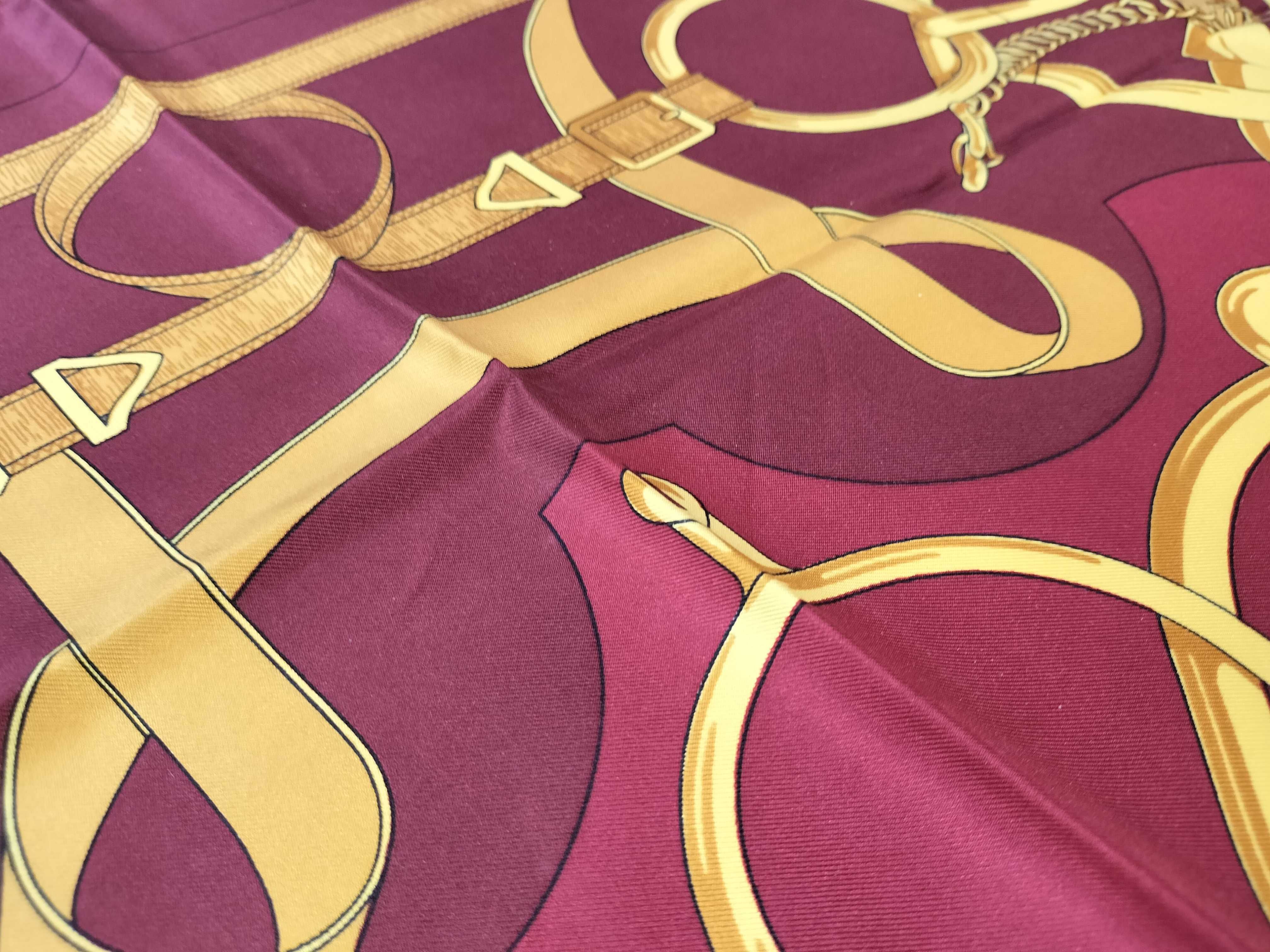 Hermes Eperon d'Or Silk Scarf