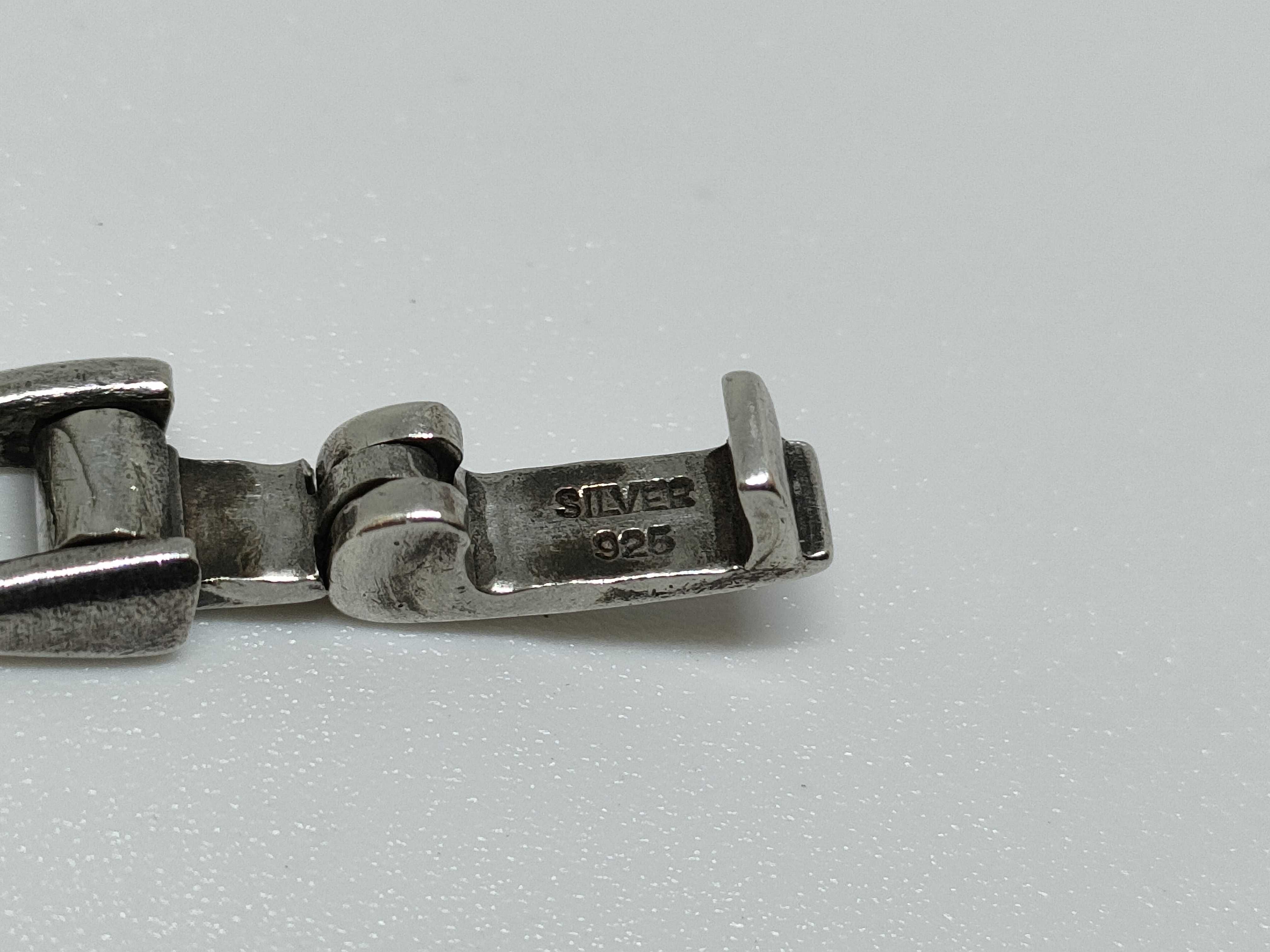 Sterling Silver Curb Link Mens Bracelet w/Box