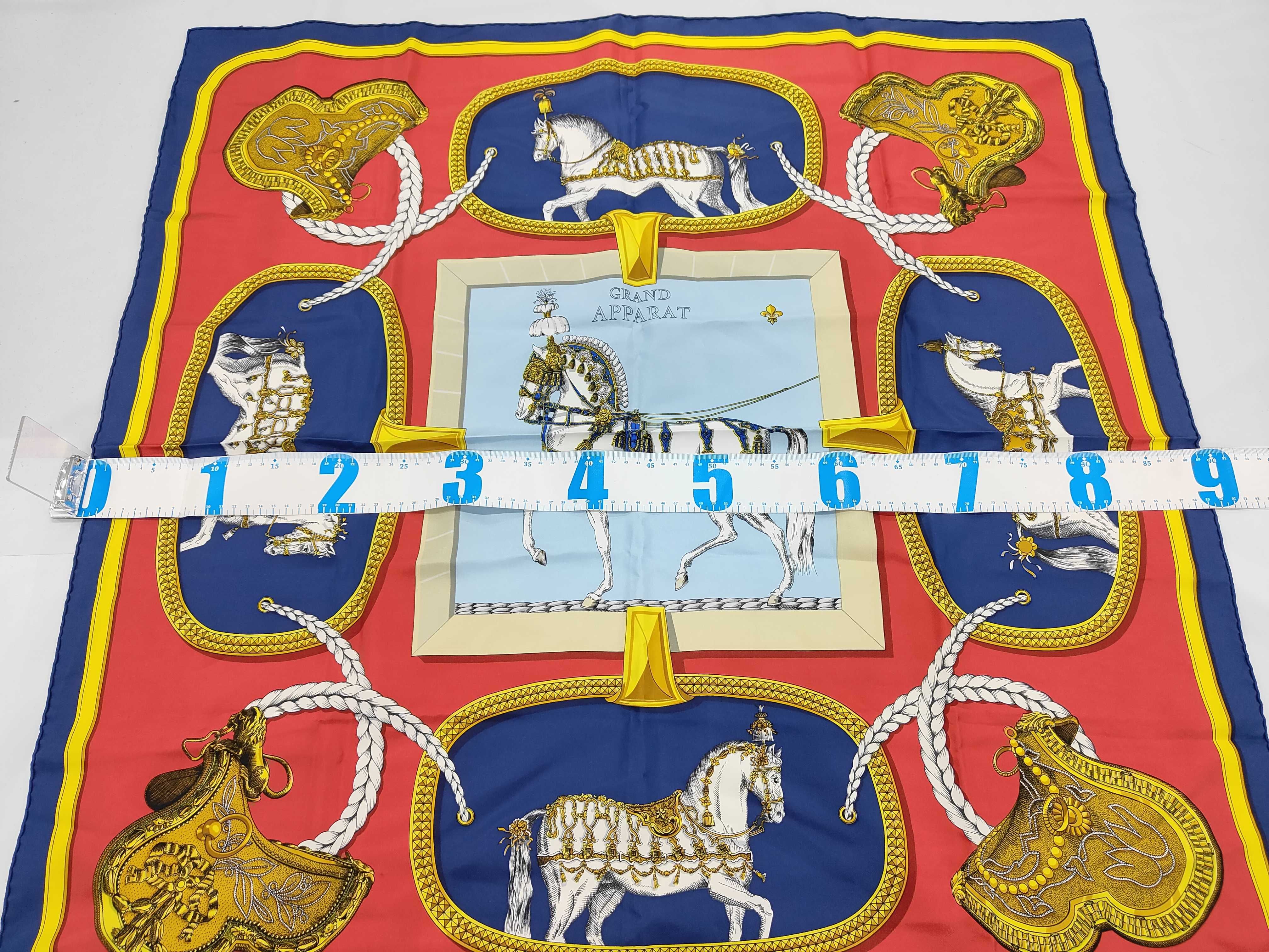 Hermes Grand Apparat Silk Scarf by Jacques Eudel
