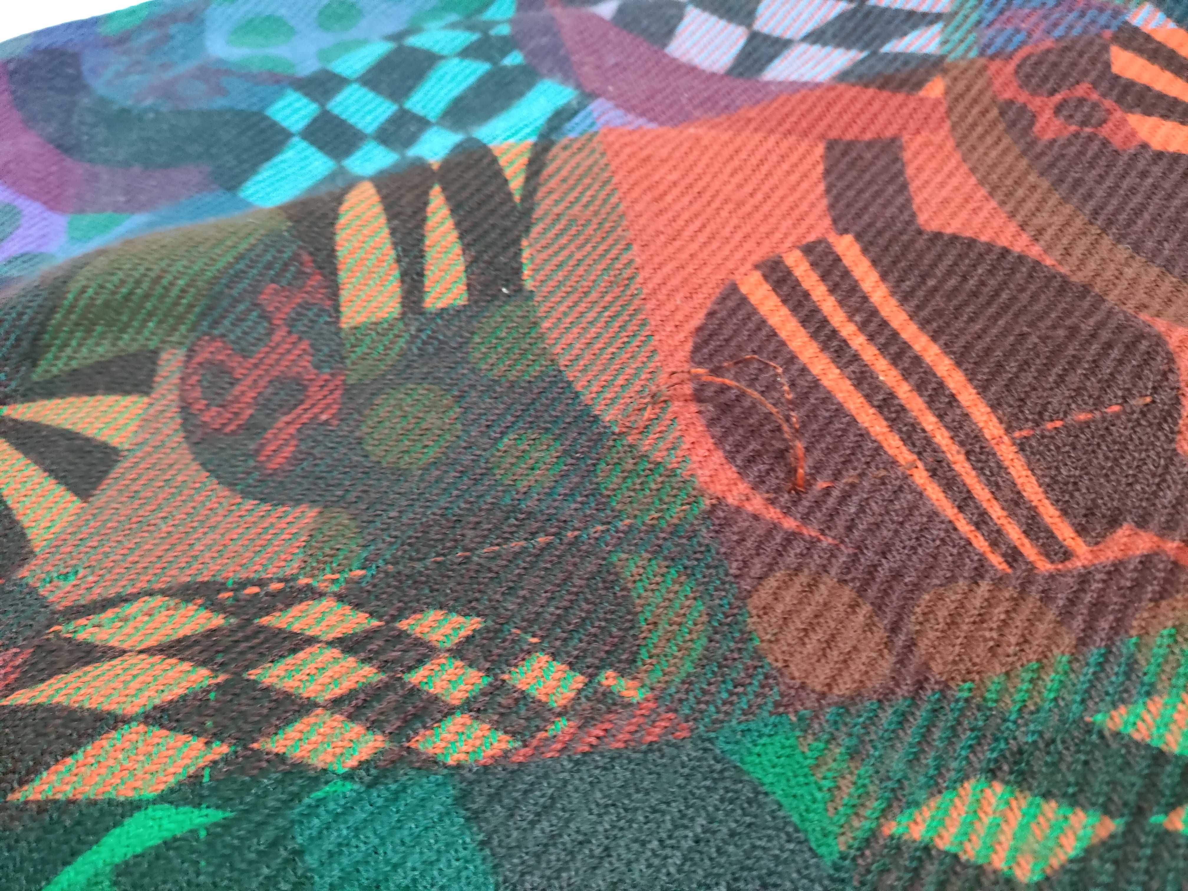 Vintage Fendi Acrylic Logo Scarf